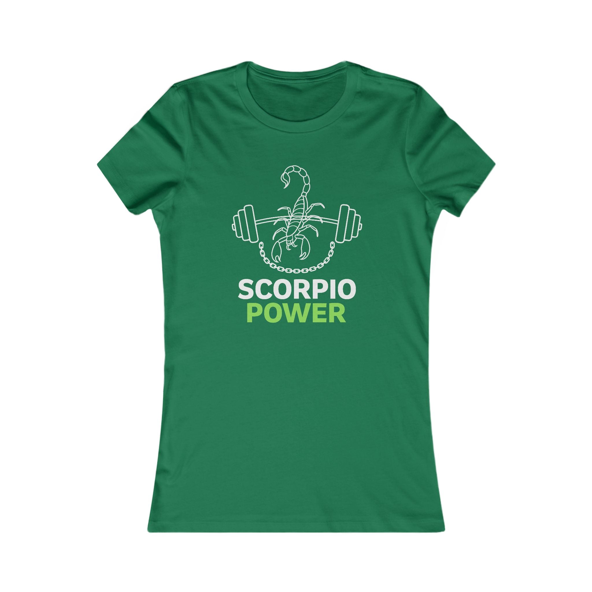 Scorpio Power Women's Tee — Zodiac Scorpion Fitness Graphic Shirt