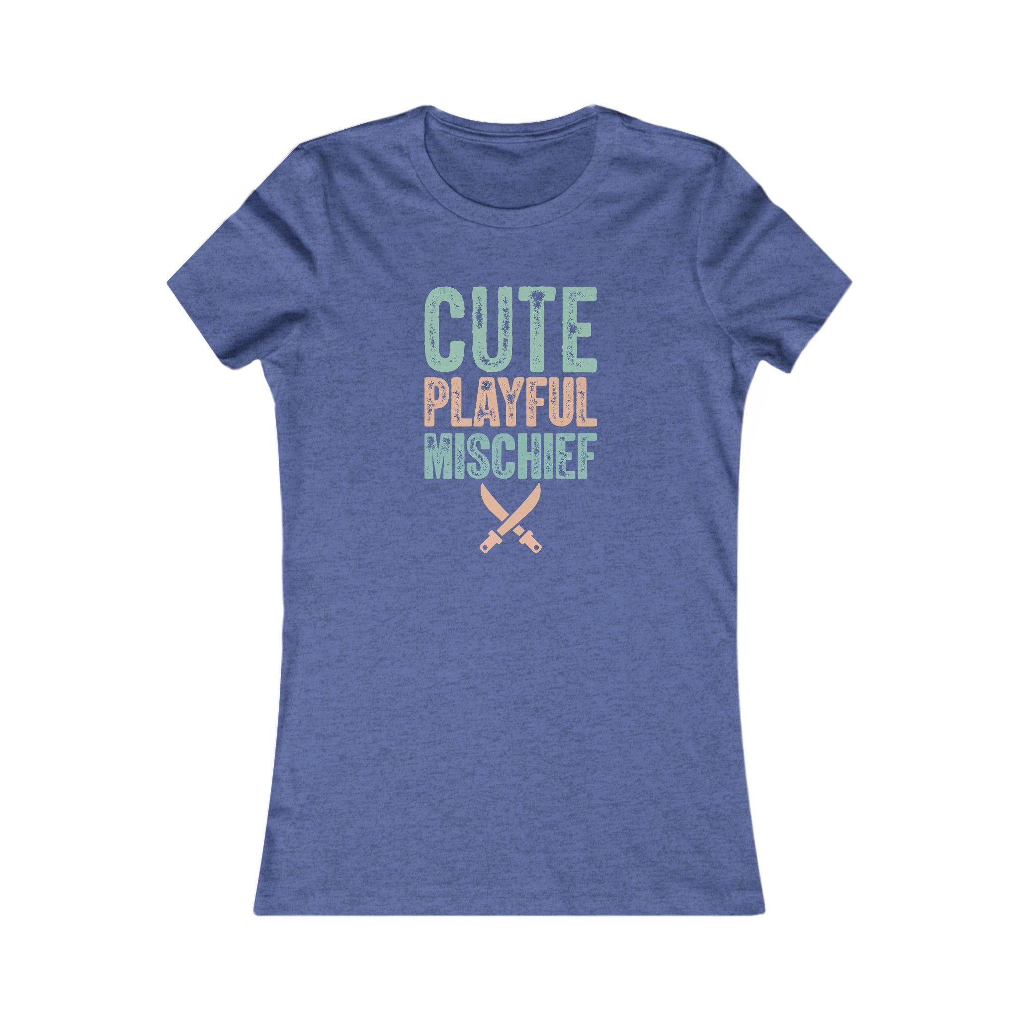 Cute Playful Mischief Women's Tee - Funny Graphic T-Shirt