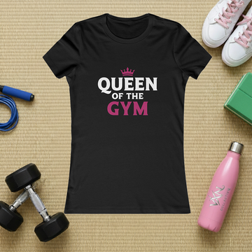 Queen of the Gym Tee — Women's Workout Fitness Shirt