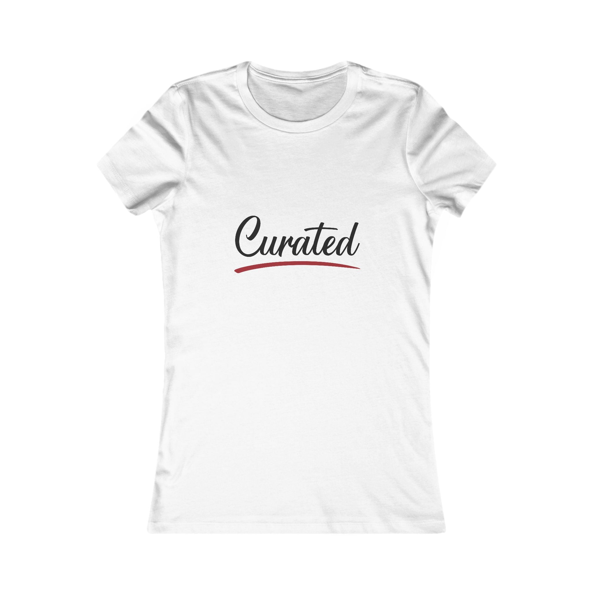 Curated Women's Tee - Script Logo Casual Shirt