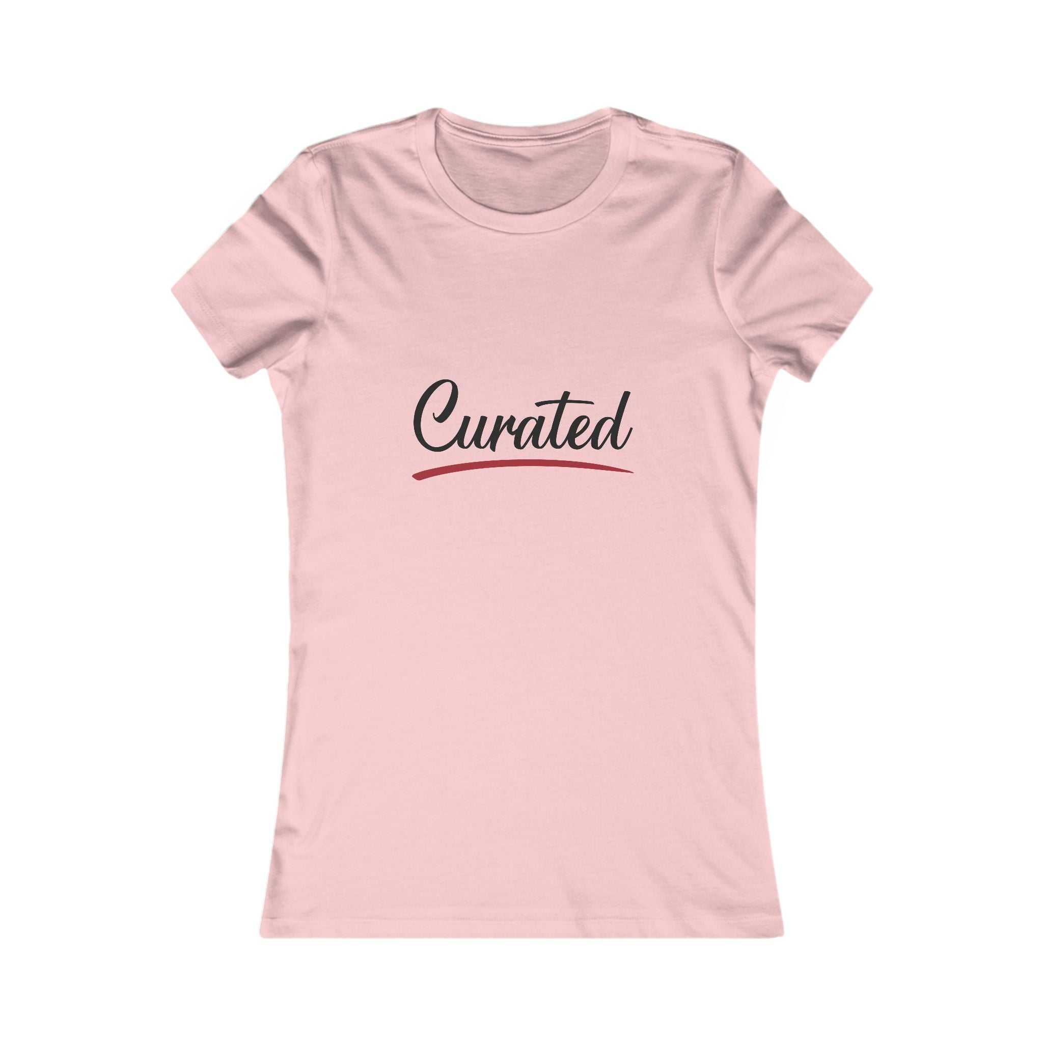 Curated Women's Tee - Script Logo Casual Shirt