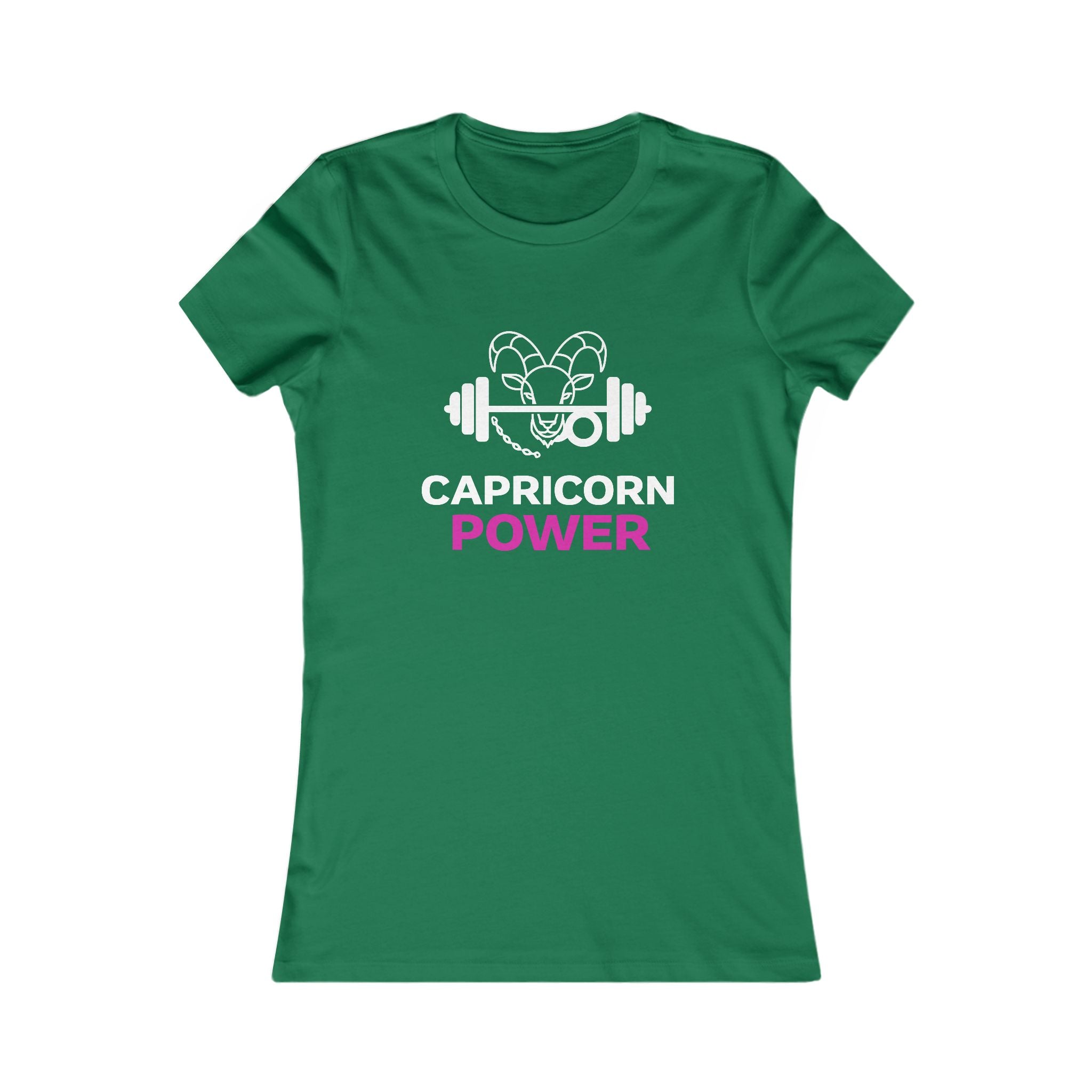 Capricorn Power Women's Tee — Zodiac Fitness Graphic Shirt