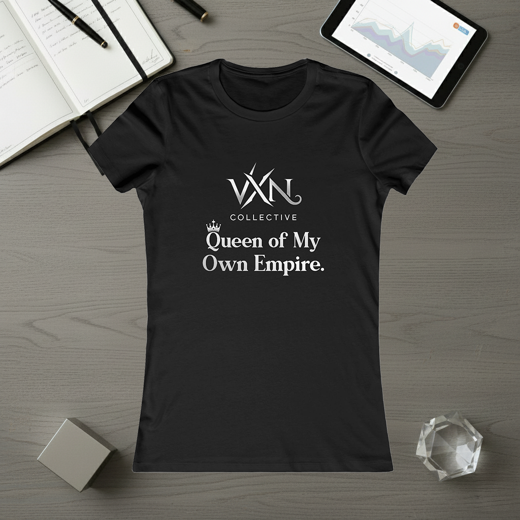 Women's Tee — "Queen of My Own Empire" Empowerment Shirt