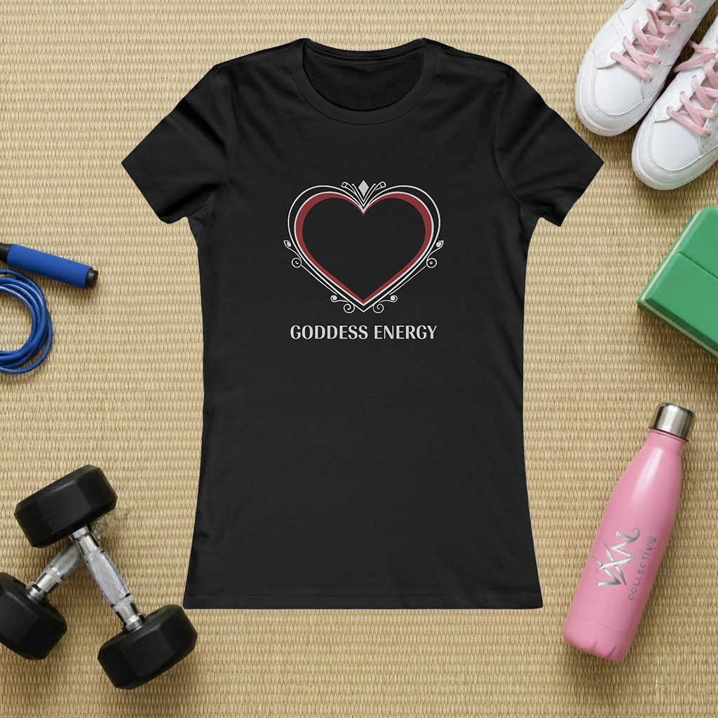 Goddess Energy Heart Tee - Women's Empowerment T-Shirt