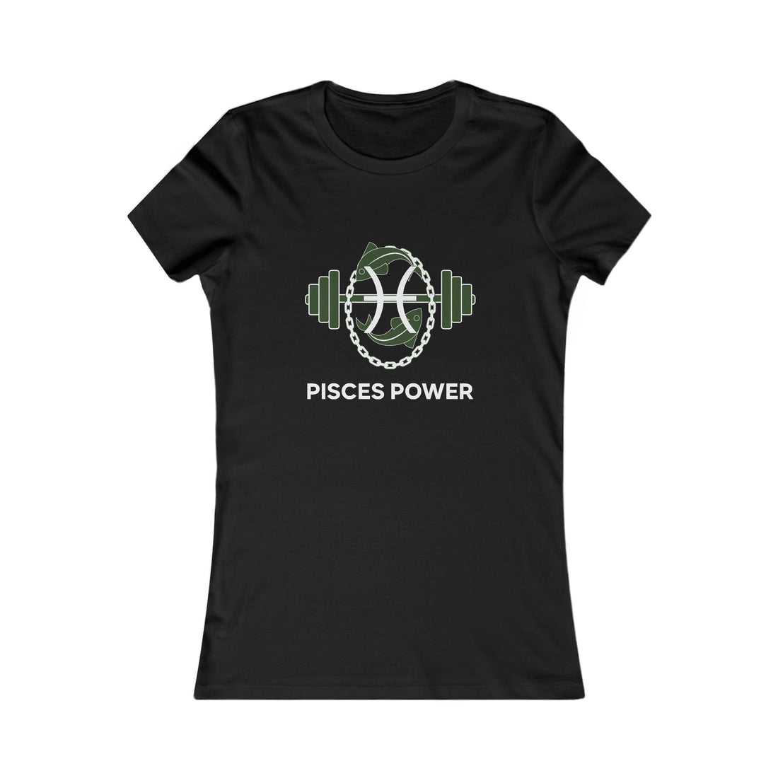 Pisces Power Women's Tee — Zodiac Fitness T-Shirt