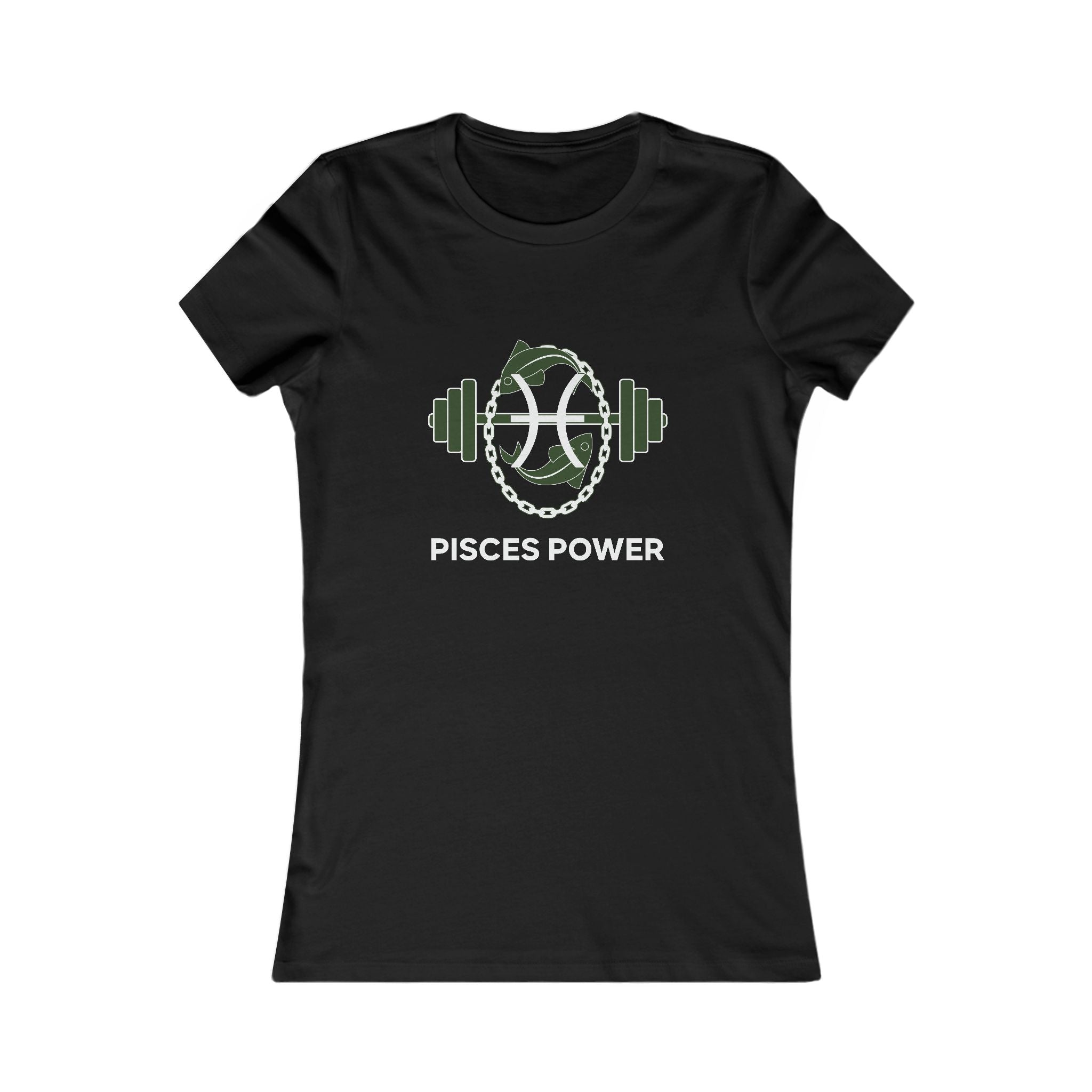 Pisces Power Women's Tee — Zodiac Fitness T-Shirt