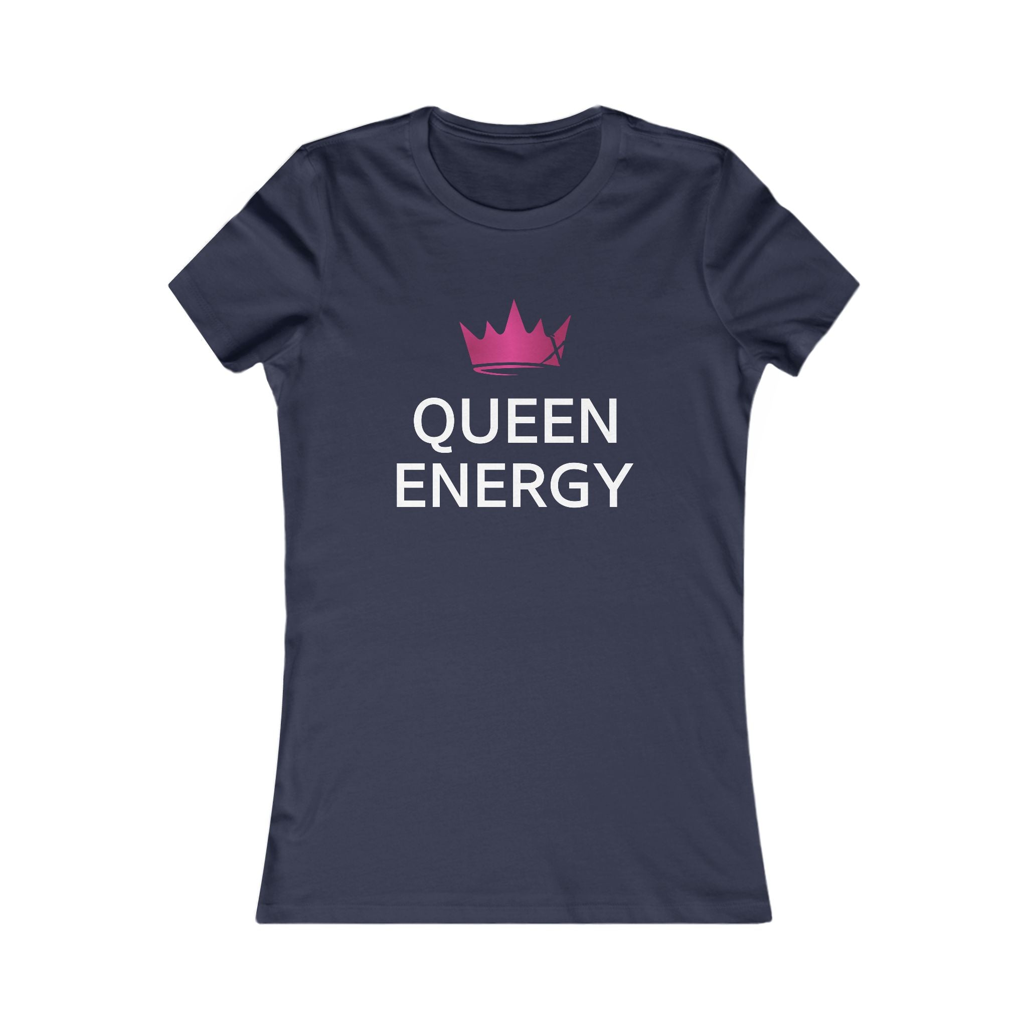 Queen Energy Women's Tee — Crown Graphic Feminine Empowerment Shirt