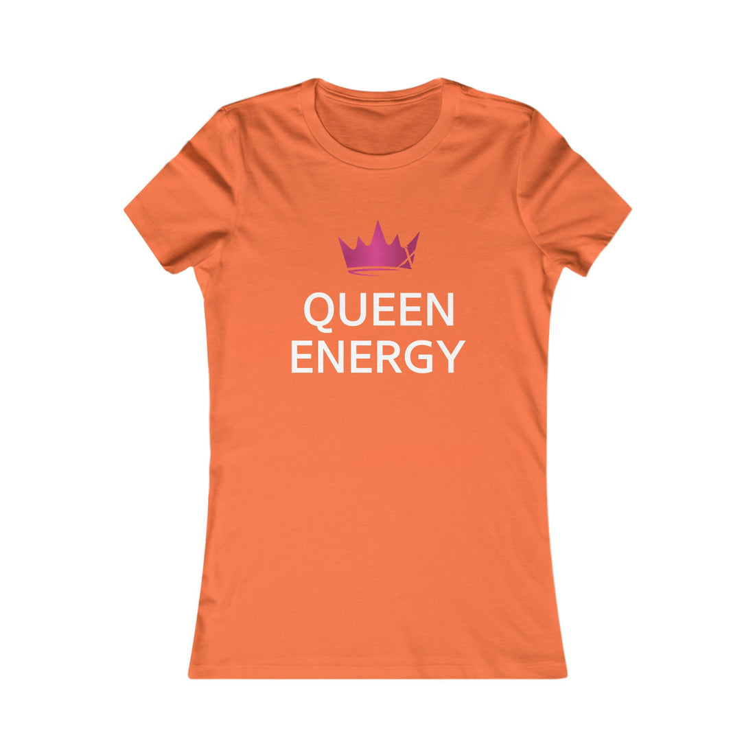 Queen Energy Women's Tee — Crown Graphic Feminine Empowerment Shirt