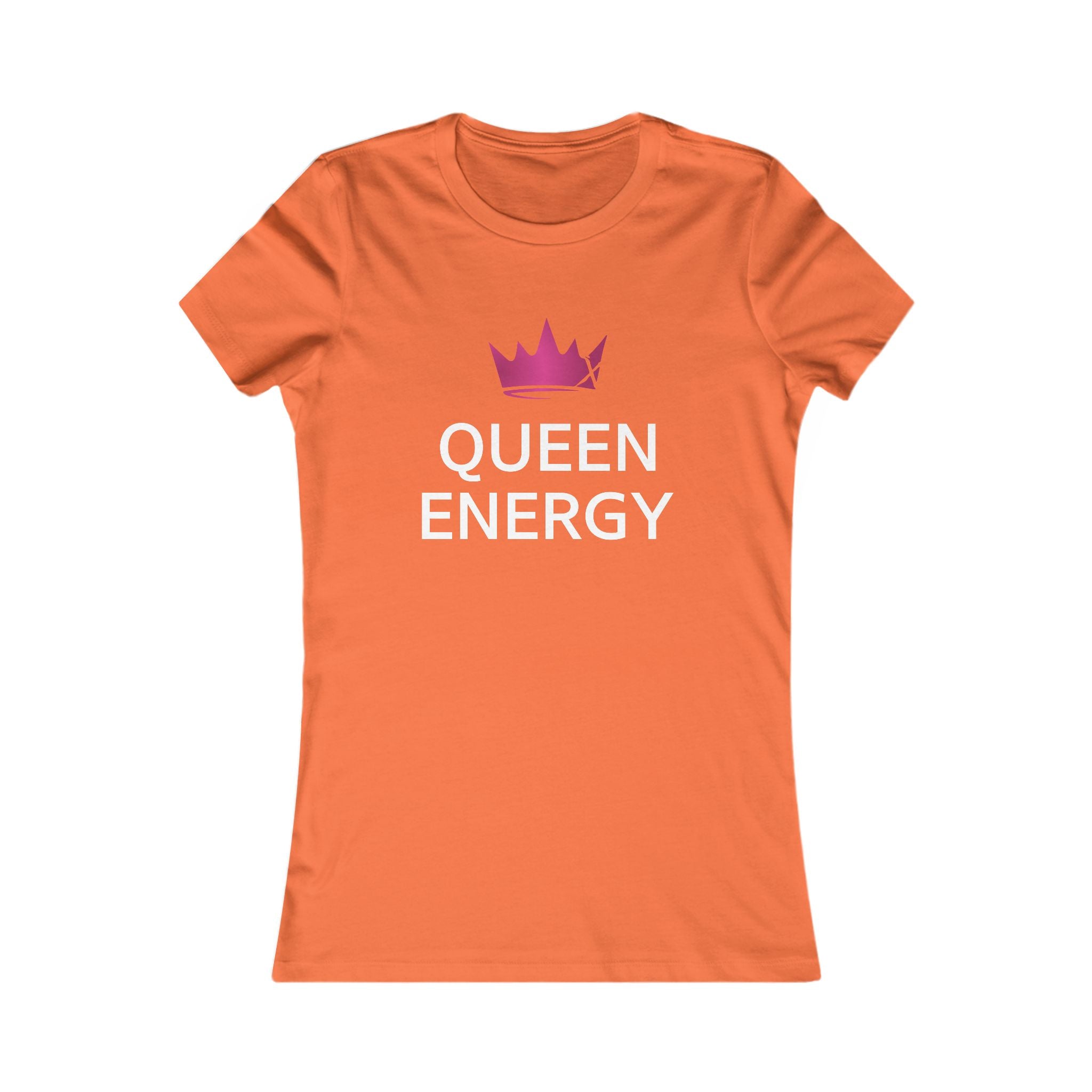 Queen Energy Women's Tee — Crown Graphic Feminine Empowerment Shirt