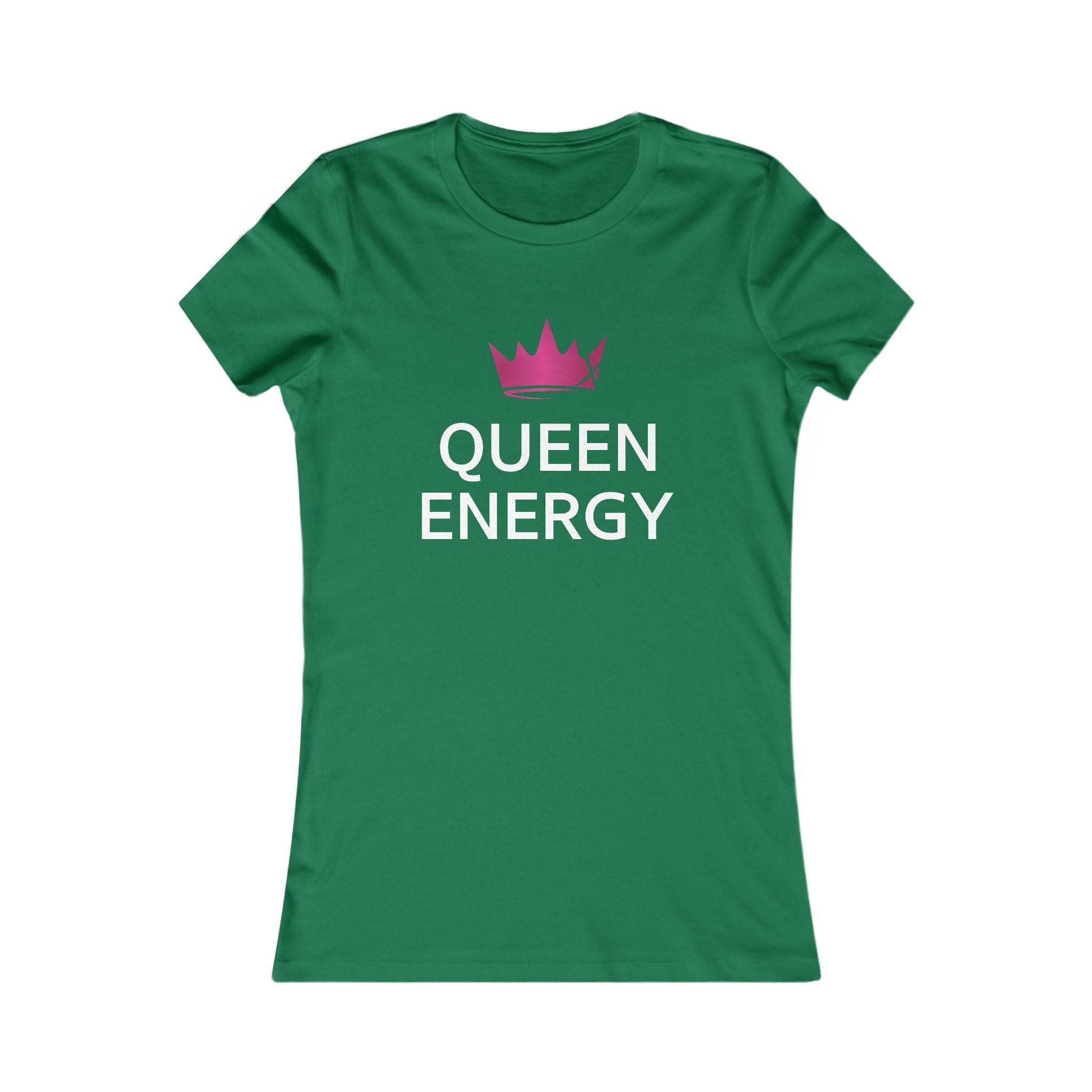 Queen Energy Women's Tee — Crown Graphic Feminine Empowerment Shirt