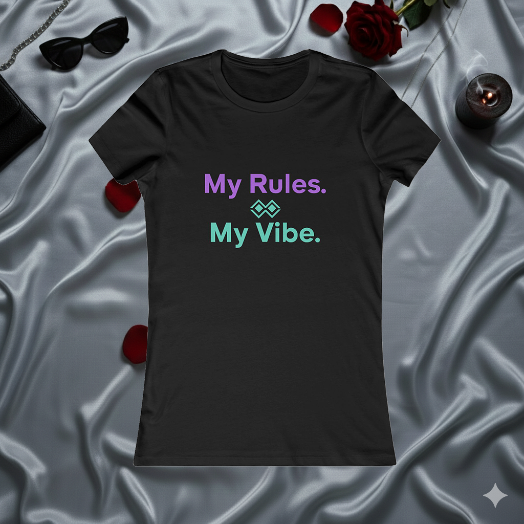 My Rules. My Vibe. Tee — Women's Empowerment Graphic Tee