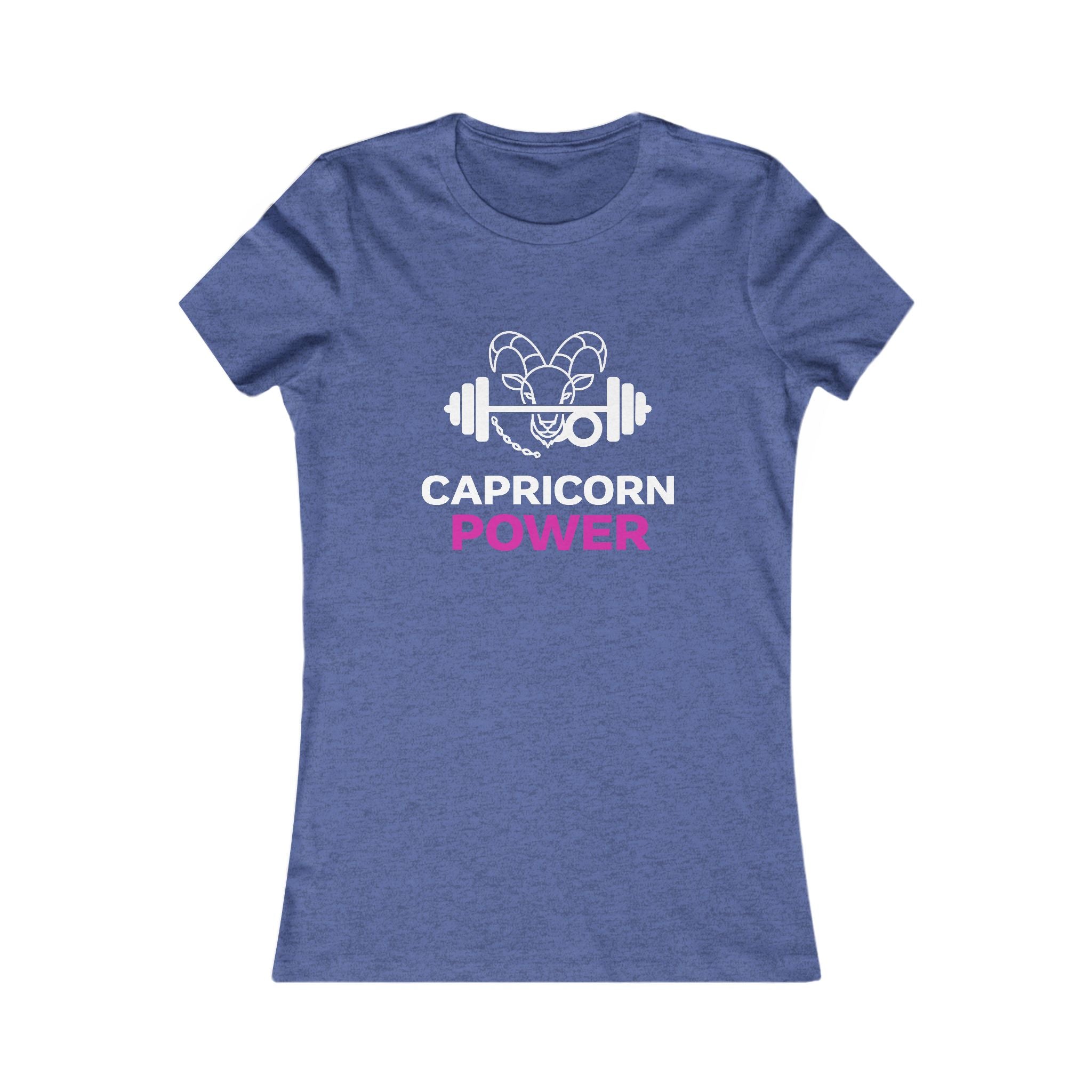 Capricorn Power Women's Tee — Zodiac Fitness Graphic Shirt