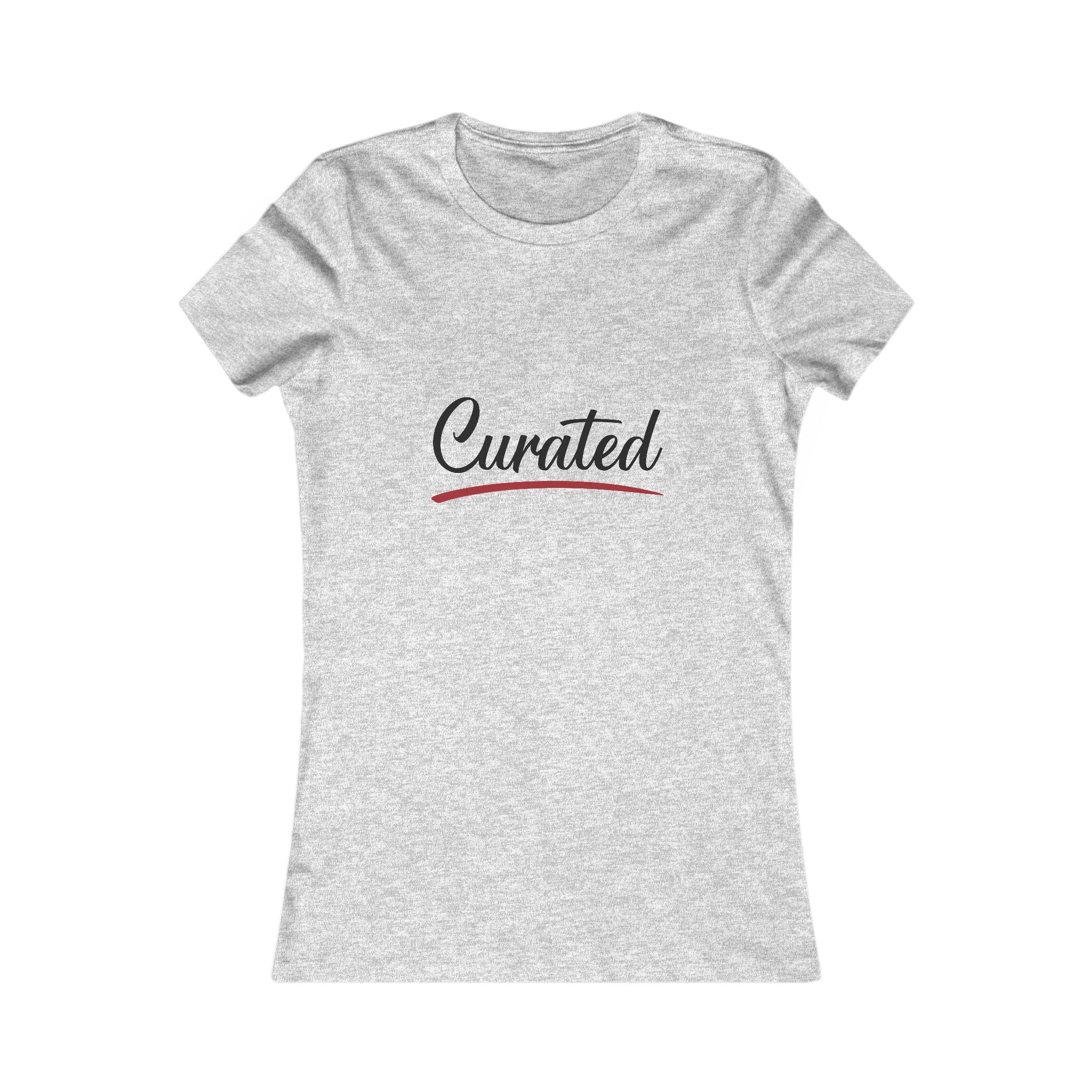 Curated Women's Tee - Script Logo Casual Shirt