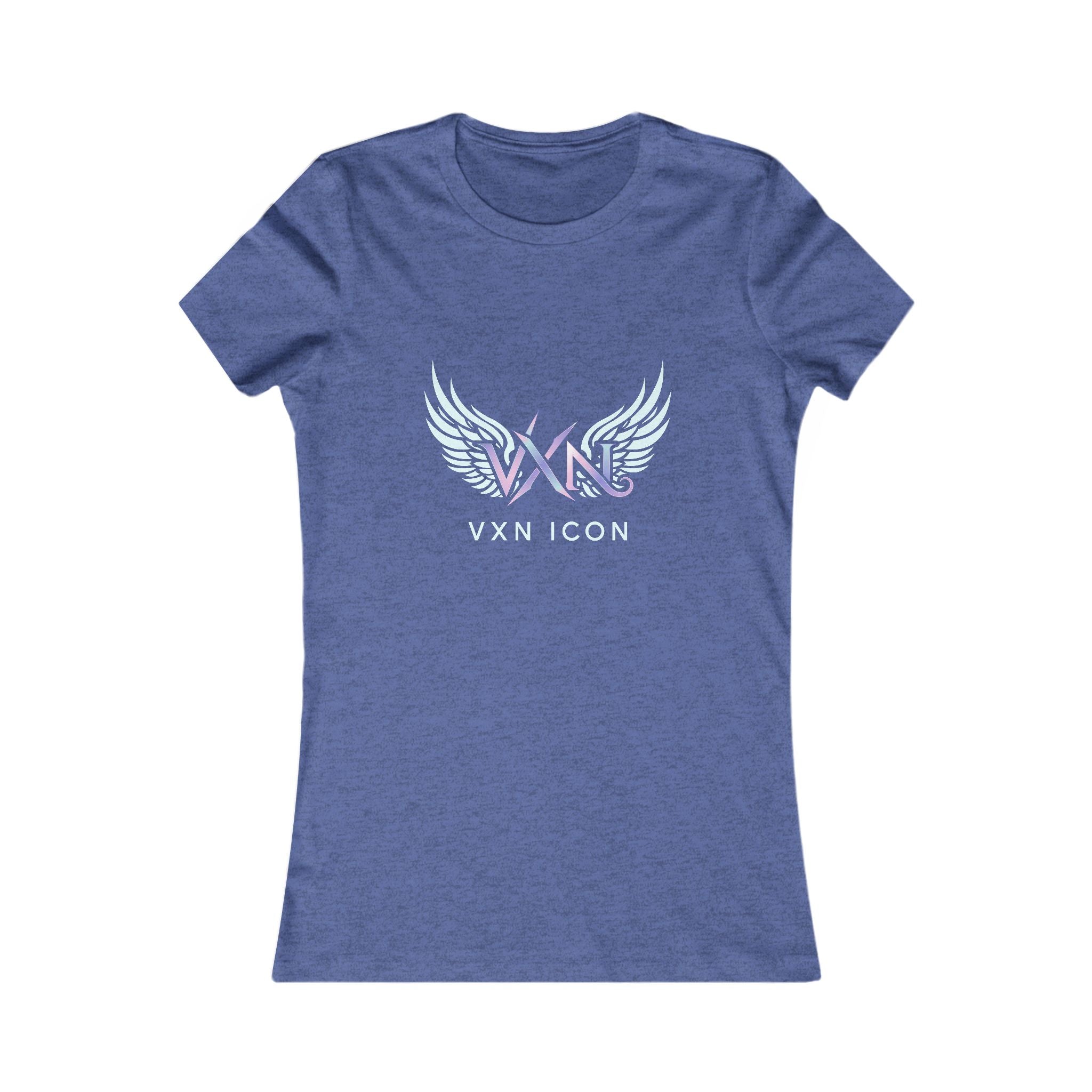 VXN Icon Women's Tee — Iridescent Wing Logo Graphic Shirt