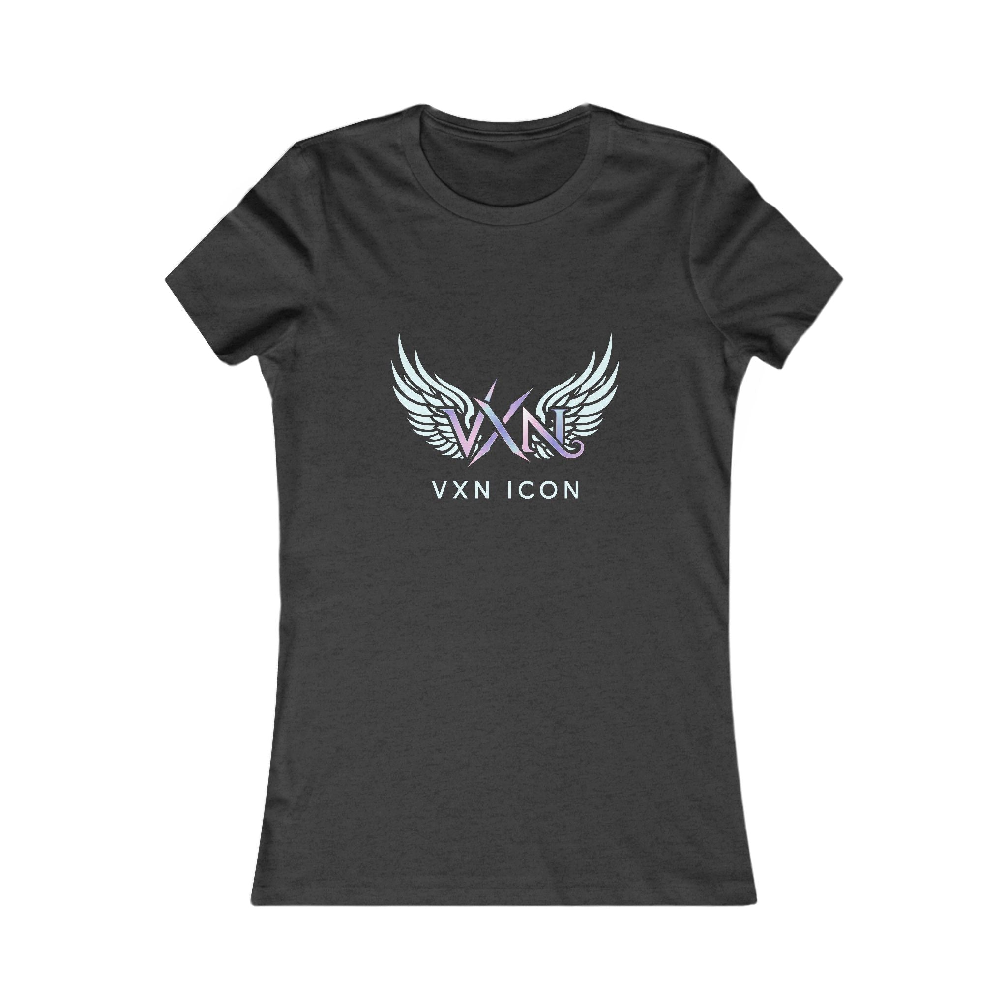 VXN Icon Women's Tee — Iridescent Wing Logo Graphic Shirt