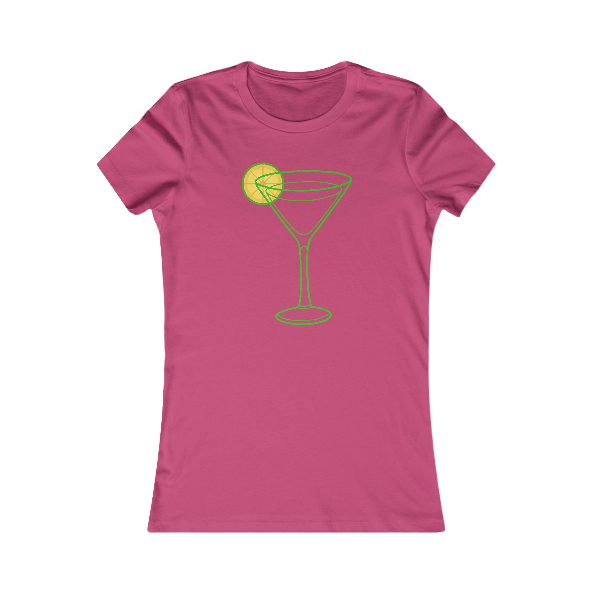 Martini Glass Tee — Women's Cocktail Graphic Shirt