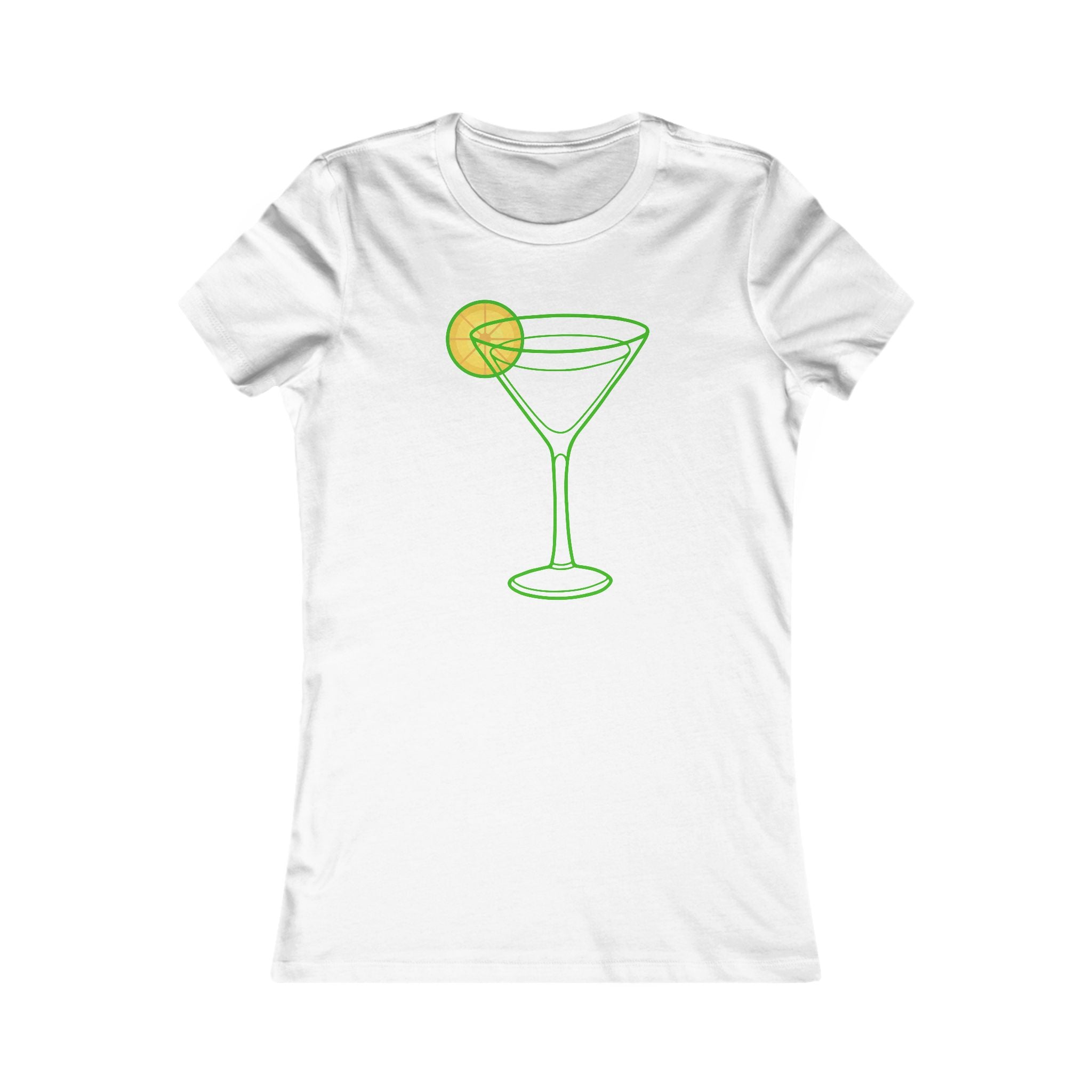 Martini Glass Tee — Women's Cocktail Graphic Shirt