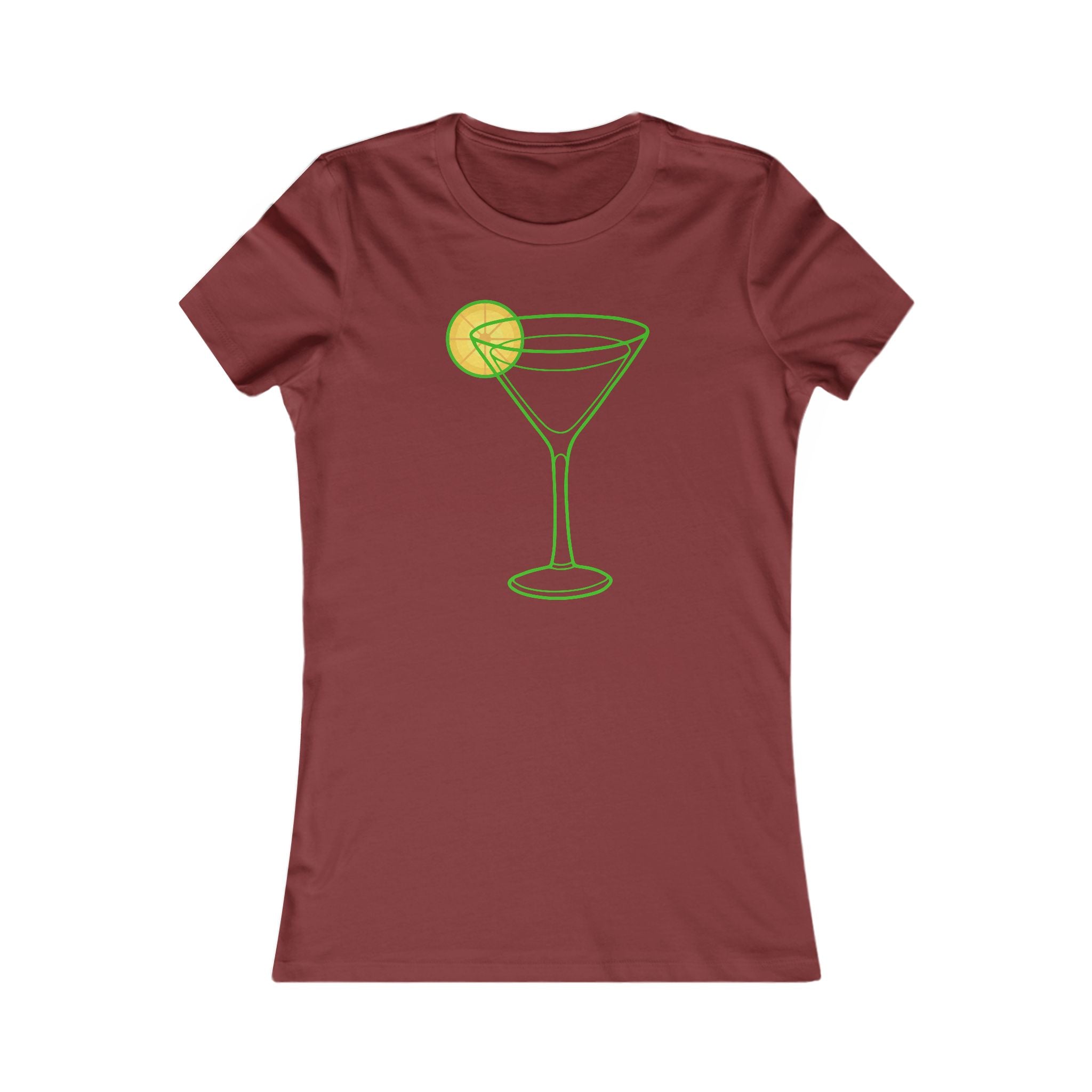 Martini Glass Tee — Women's Cocktail Graphic Shirt