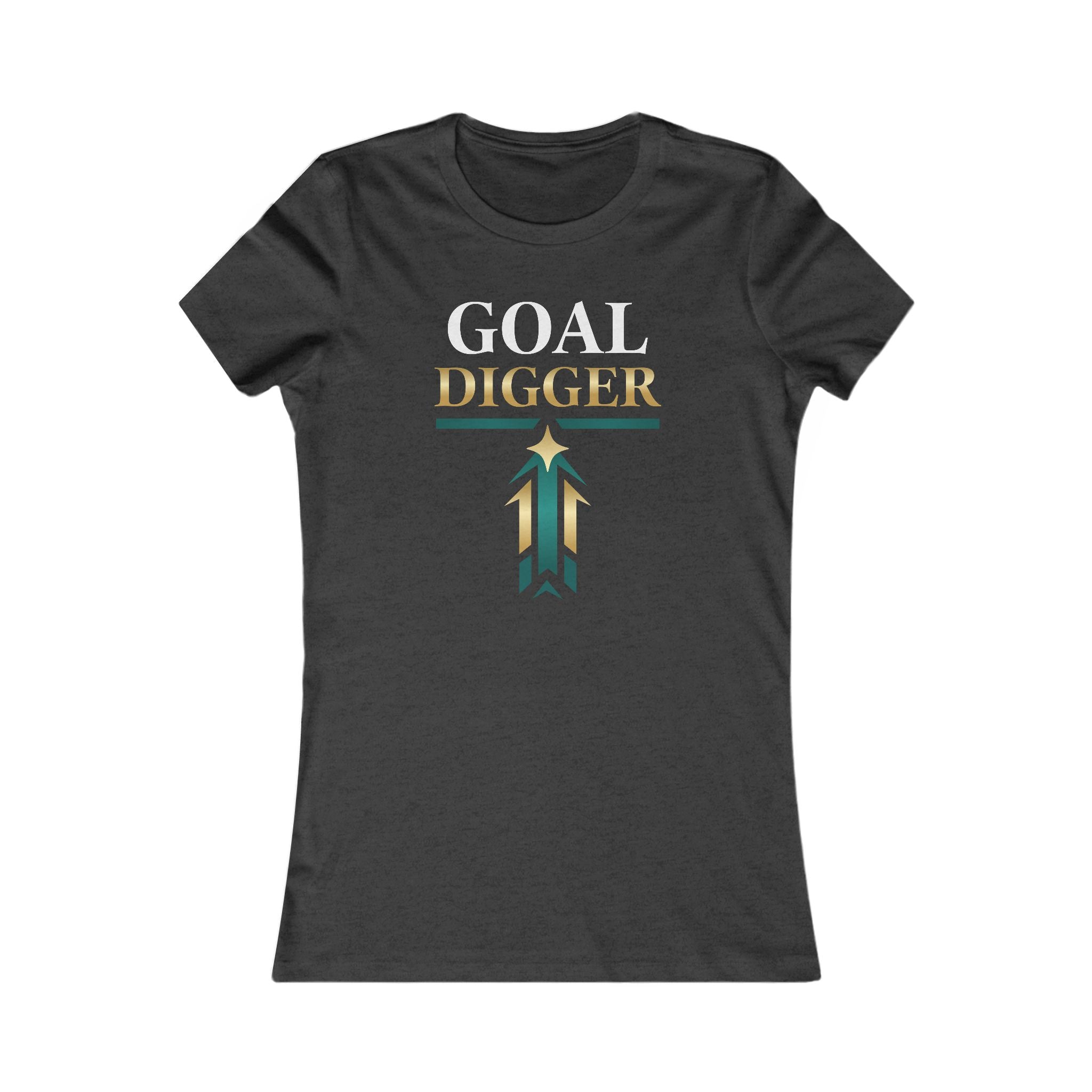 Goal Digger Women's Tee — Motivational Arrow Graphic Shirt
