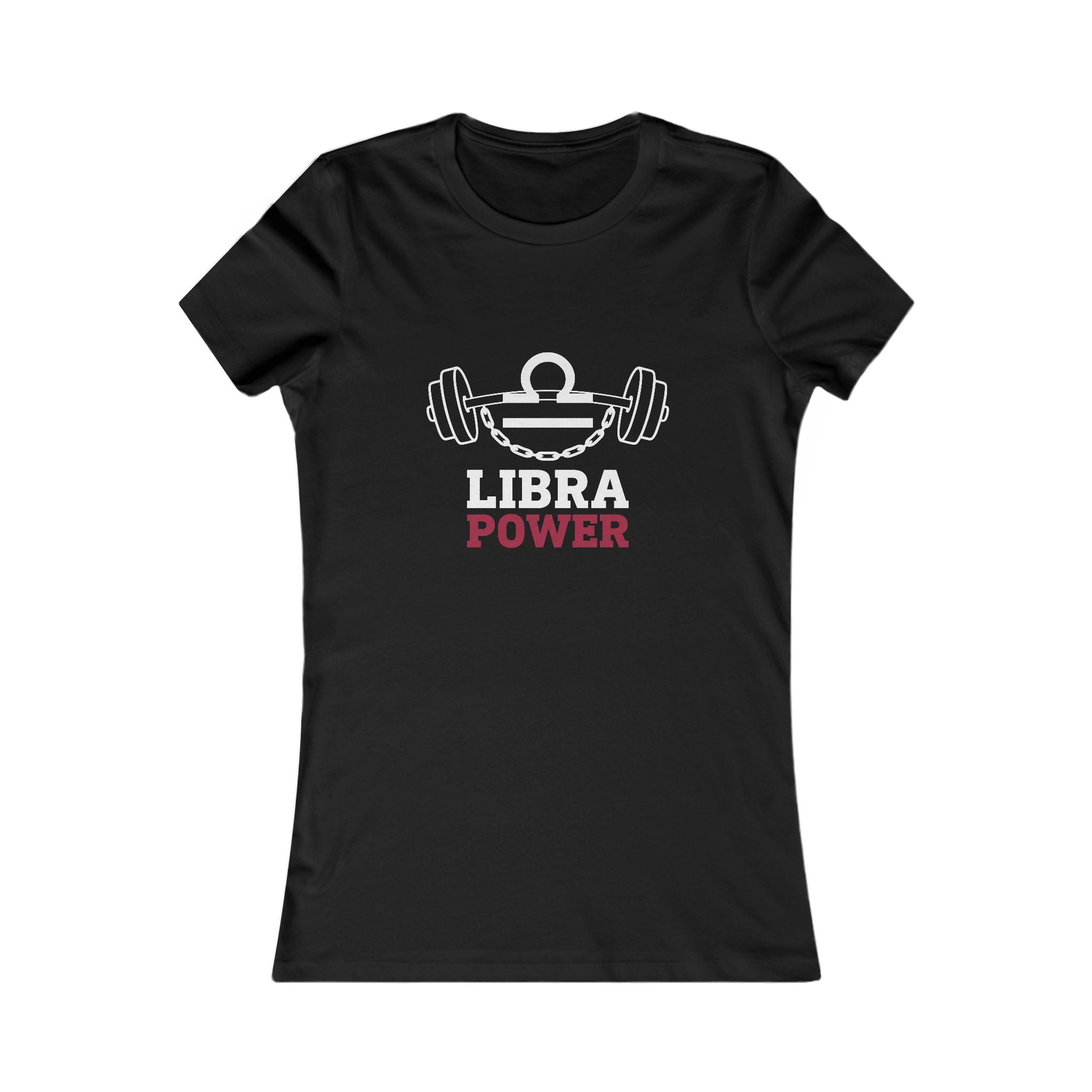 Libra Power Women's Tee — Zodiac Fitness Graphic Shirt