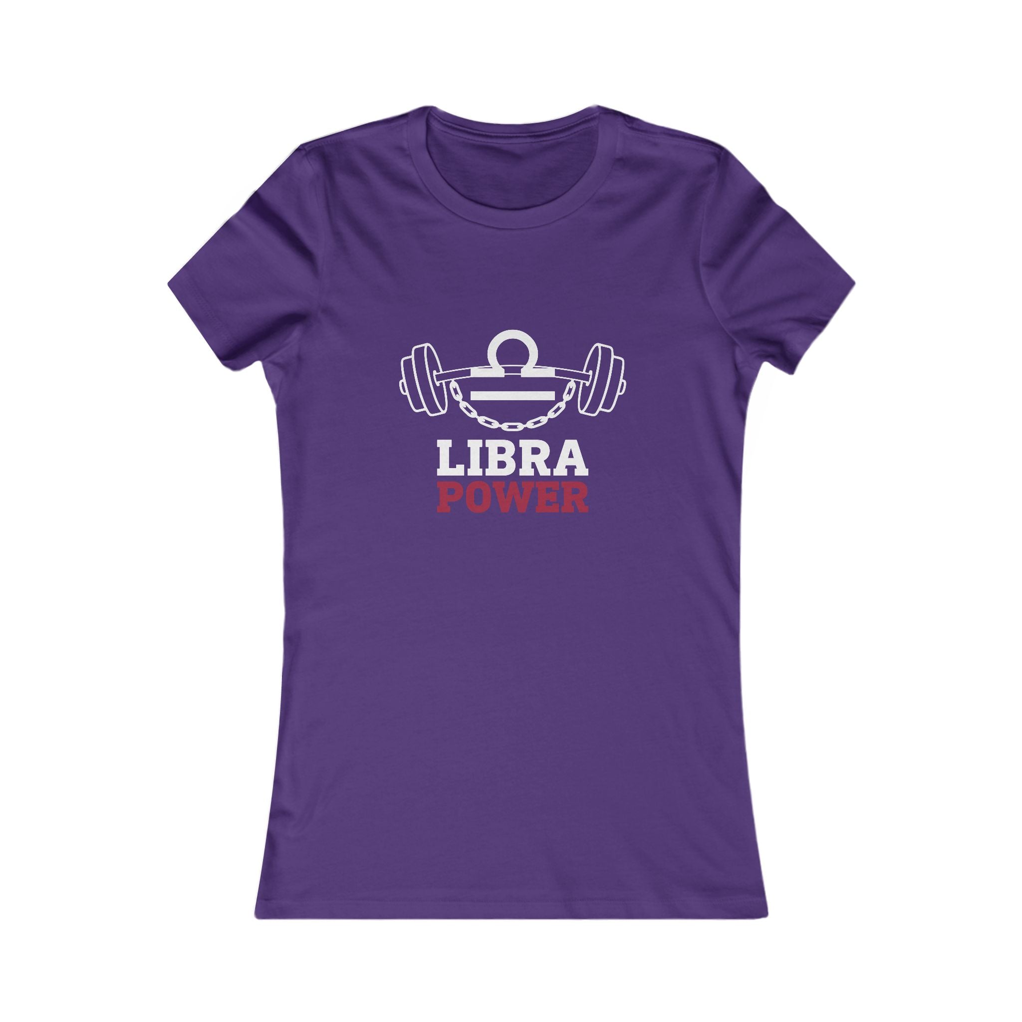Libra Power Women's Tee — Zodiac Fitness Graphic Shirt