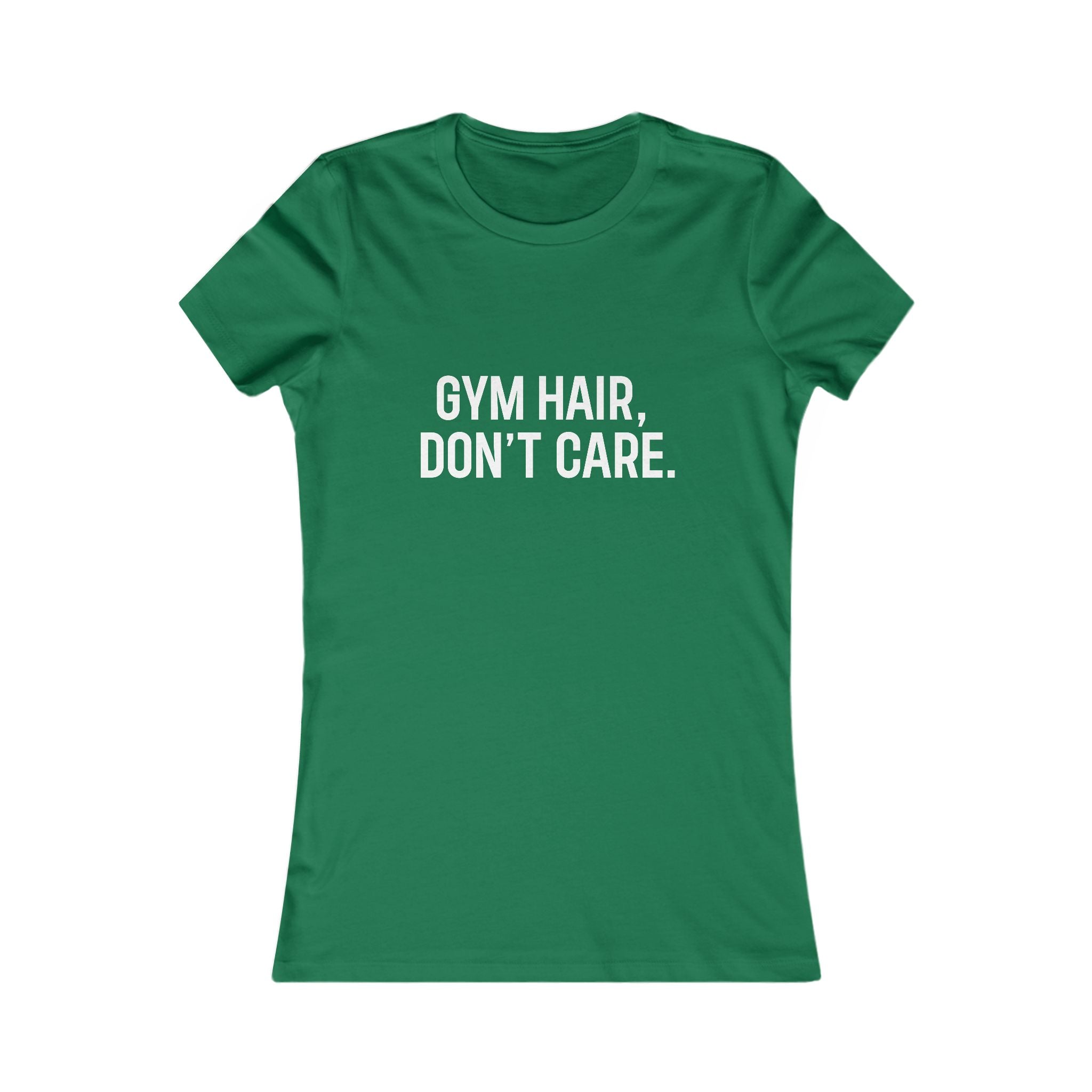 Gym Hair, Don't Care Women's Tee — Workout Graphic T-Shirt