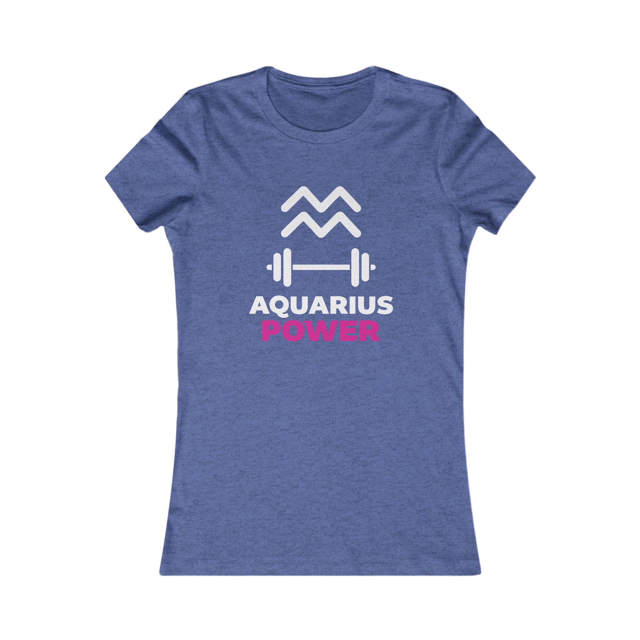 Aquarius Power Women’s Tee — Zodiac Fitness Graphic Shirt