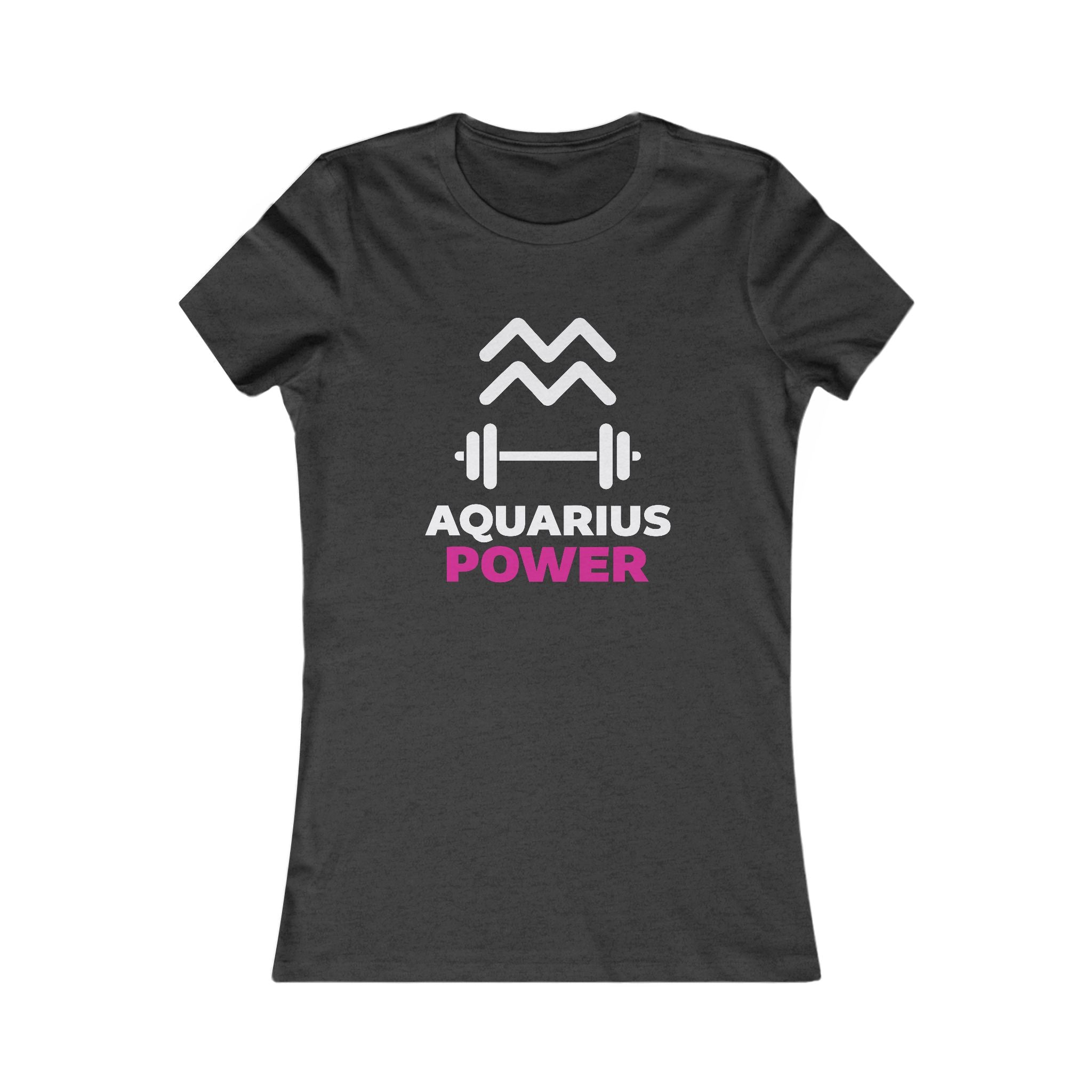 Aquarius Power Women’s Tee — Zodiac Fitness Graphic Shirt