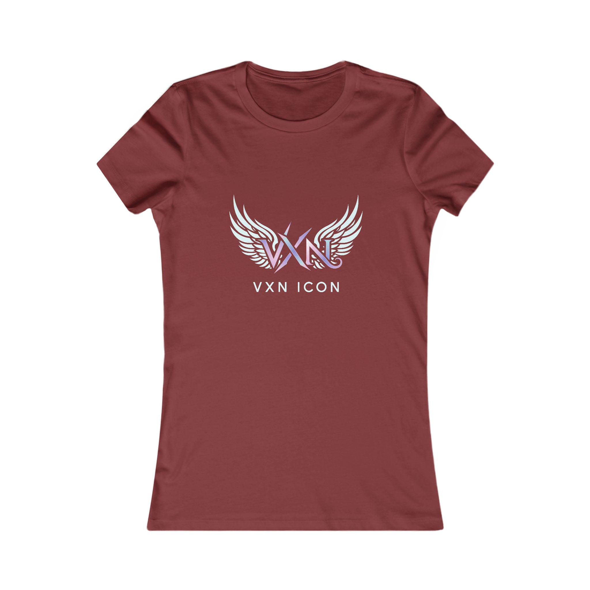 VXN Icon Women's Tee — Iridescent Wing Logo Graphic Shirt
