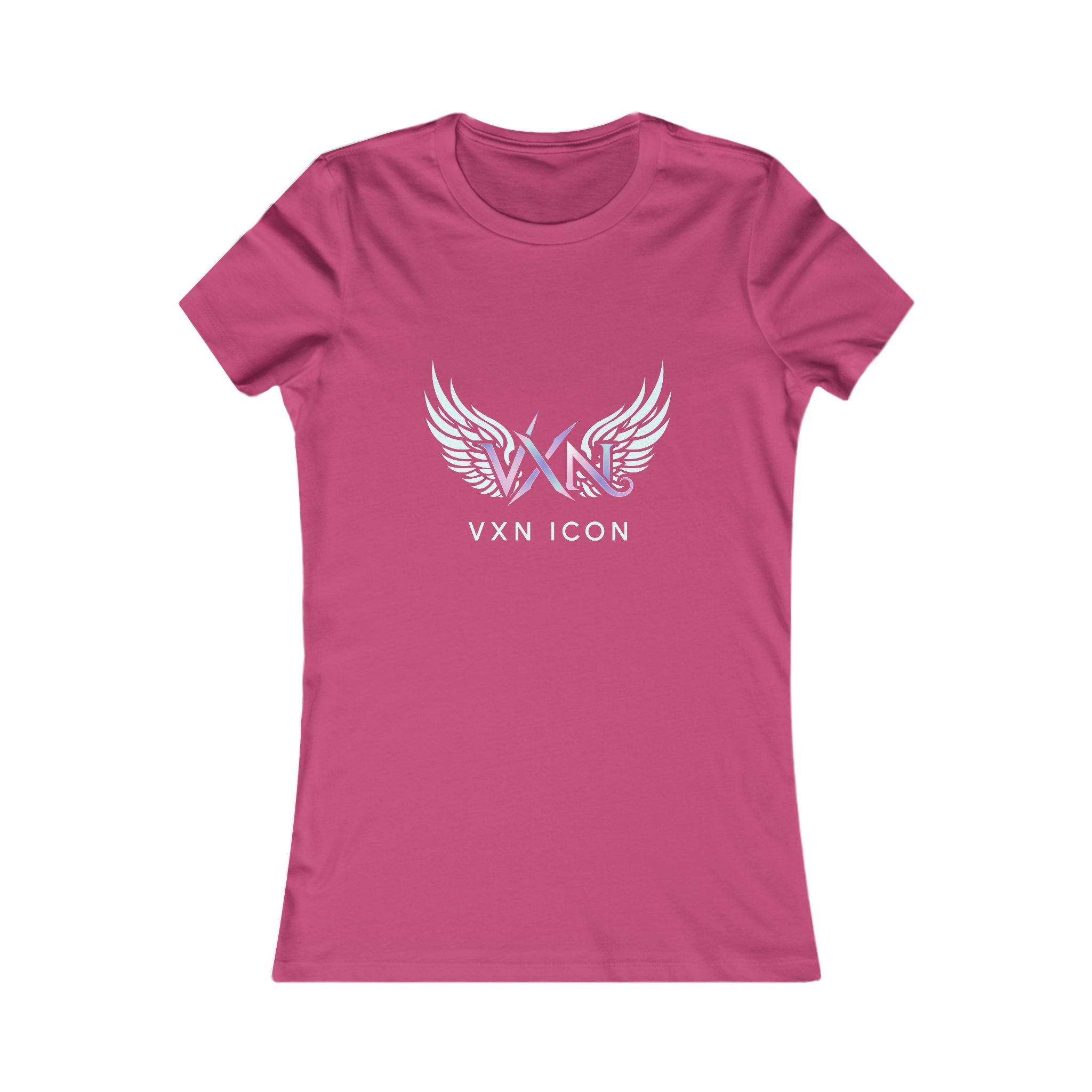 VXN Icon Women's Tee — Iridescent Wing Logo Graphic Shirt