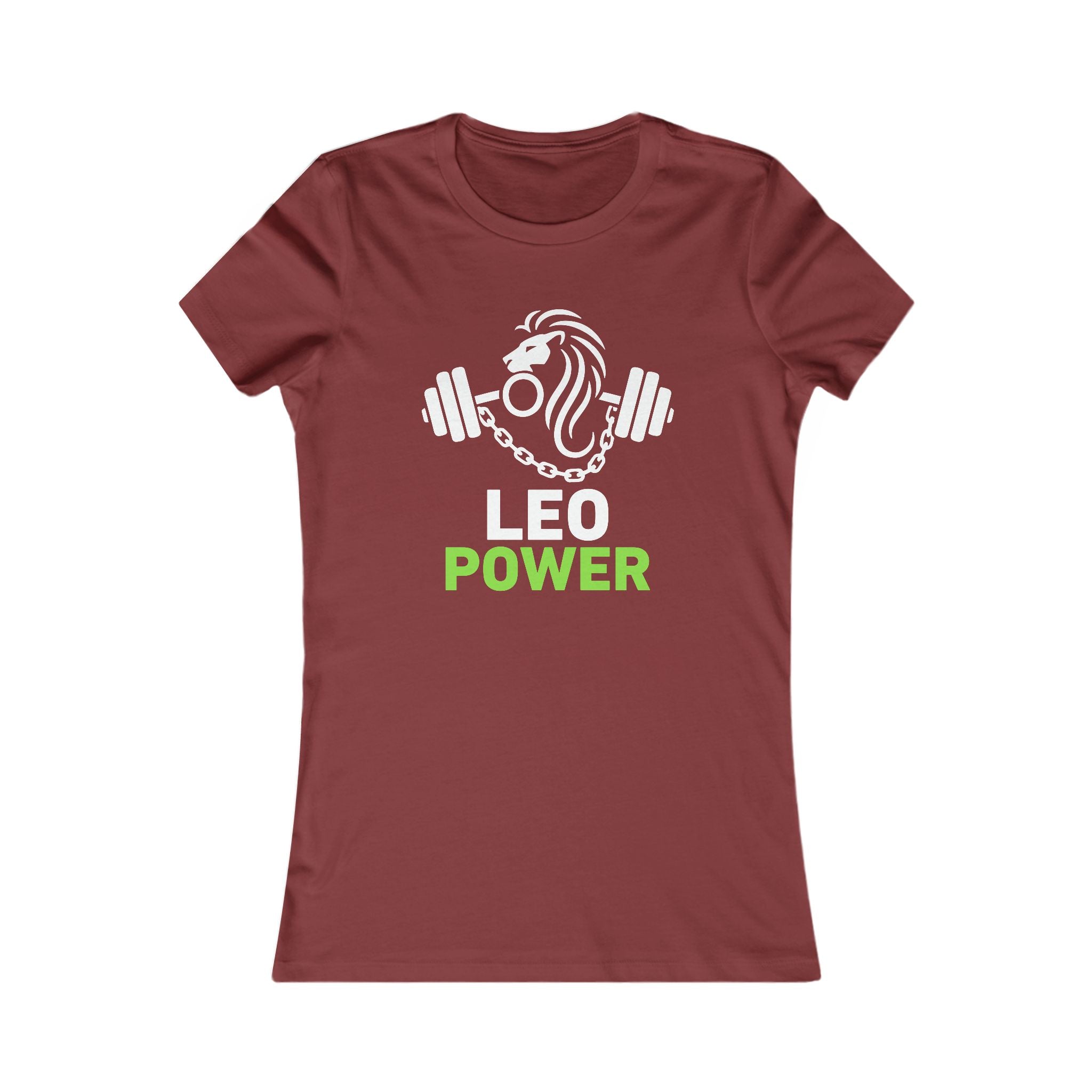 Leo Power Women's Tee — Zodiac Lion Fitness Graphic Shirt