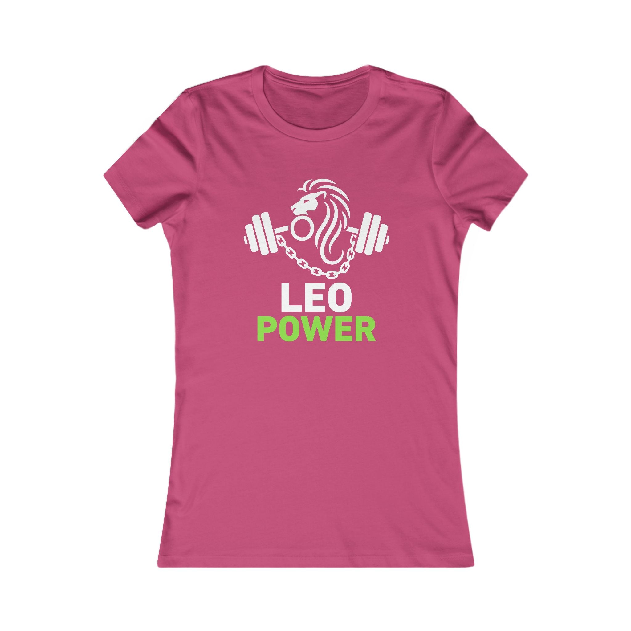 Leo Power Women's Tee — Zodiac Lion Fitness Graphic Shirt