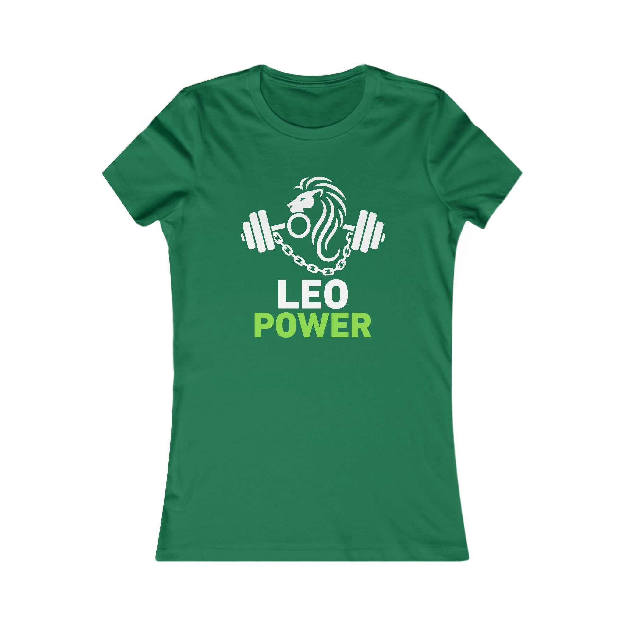 Leo Power Women's Tee — Zodiac Lion Fitness Graphic Shirt