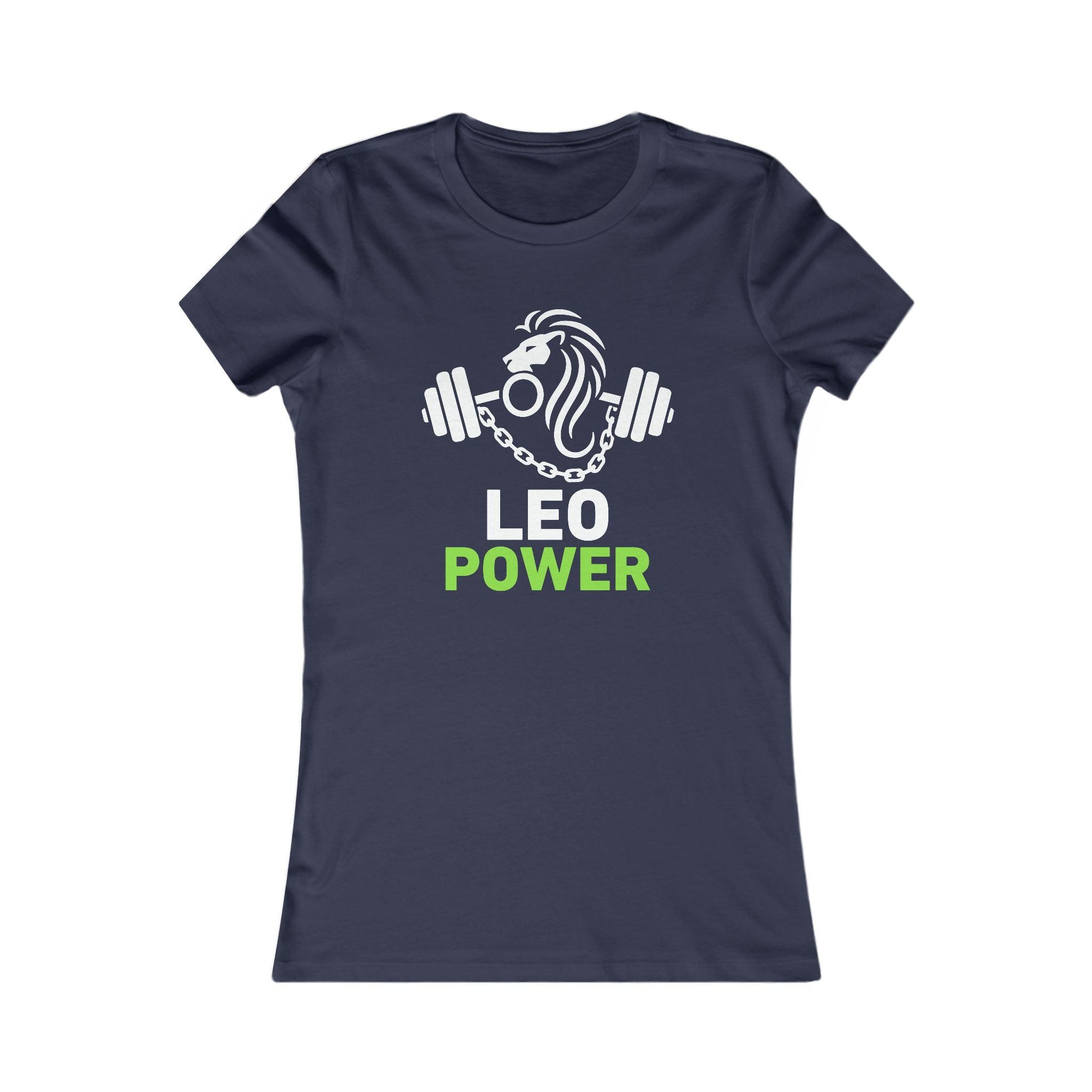 Leo Power Women's Tee — Zodiac Lion Fitness Graphic Shirt