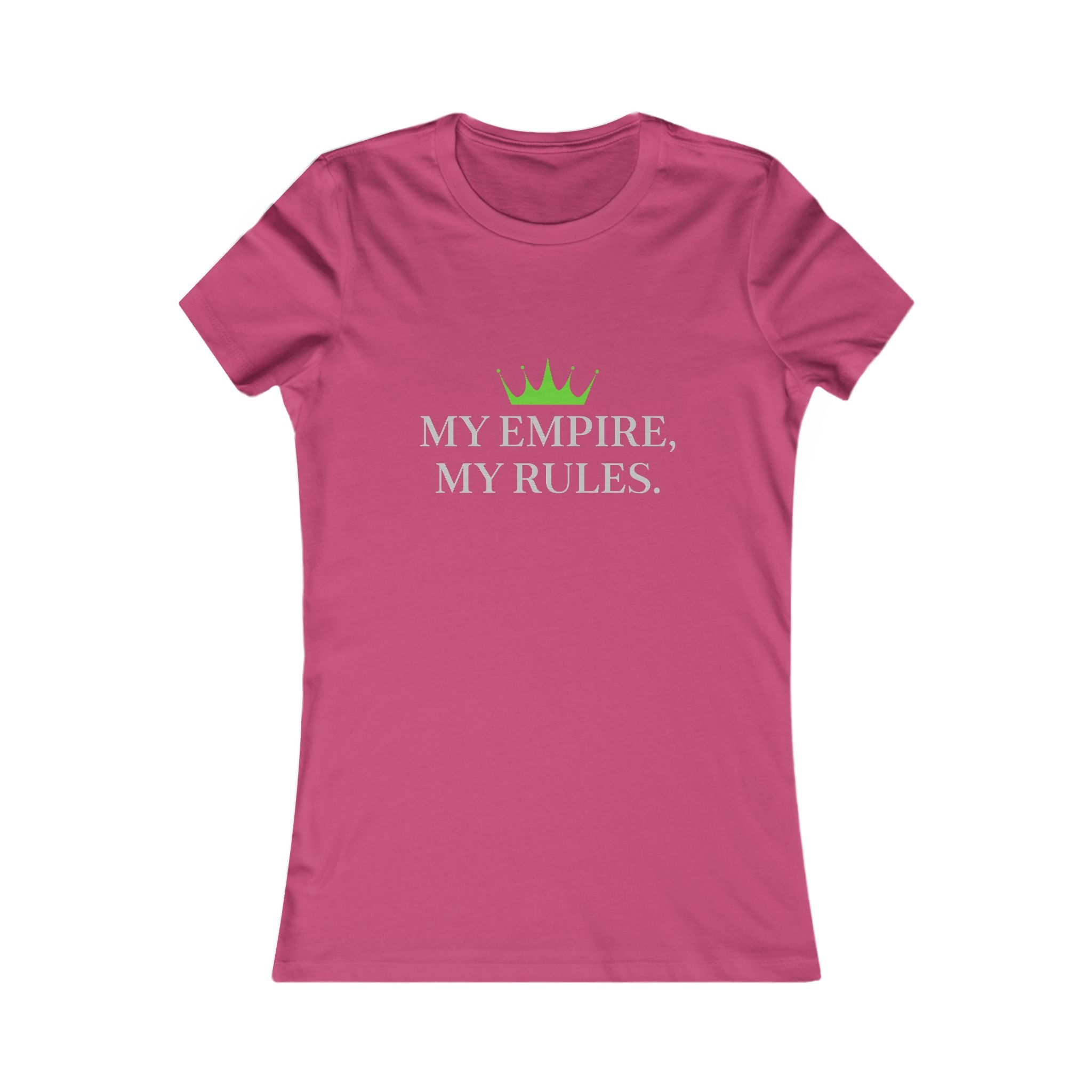 Women's Tee — "My Empire, My Rules" Crown Graphic