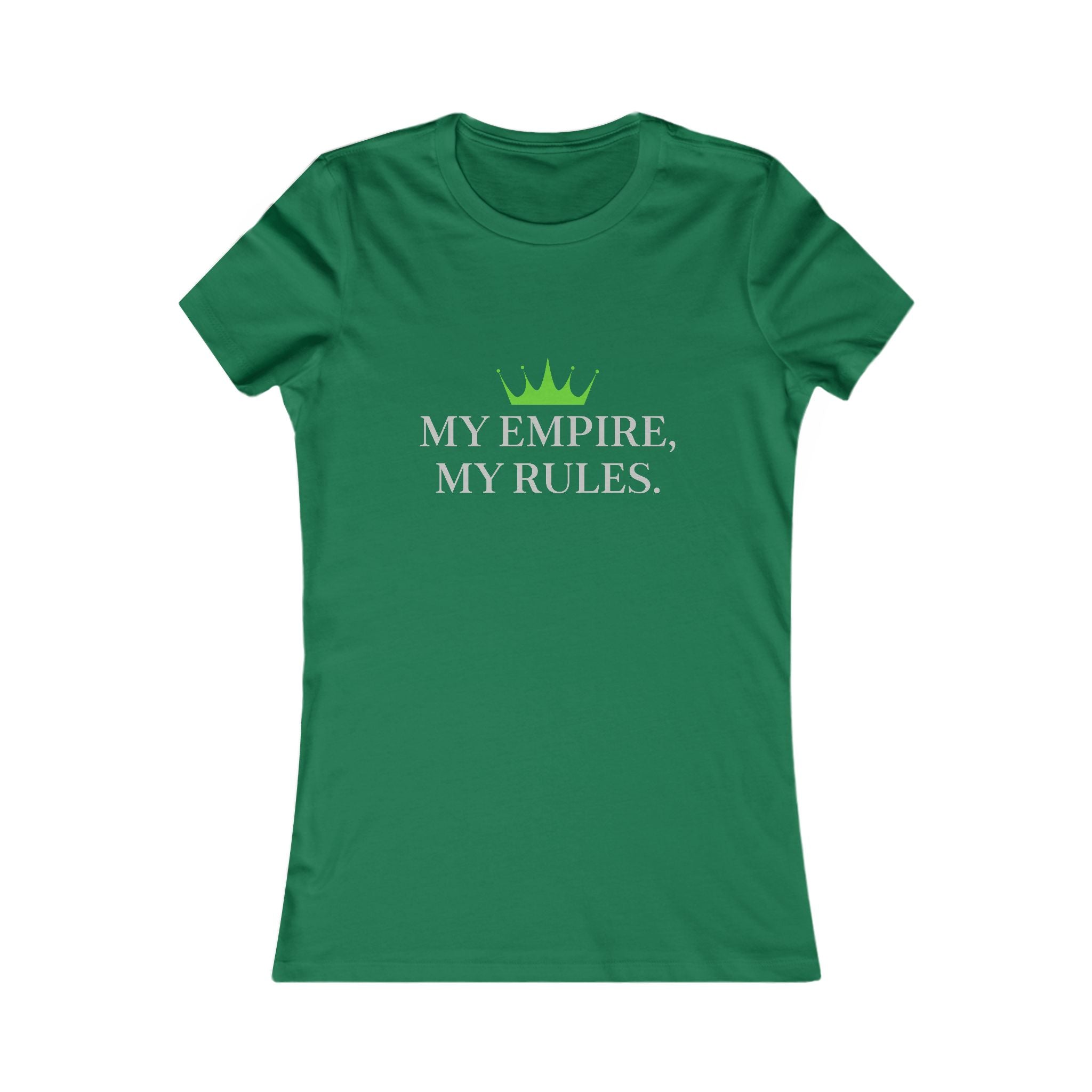 Women's Tee — "My Empire, My Rules" Crown Graphic