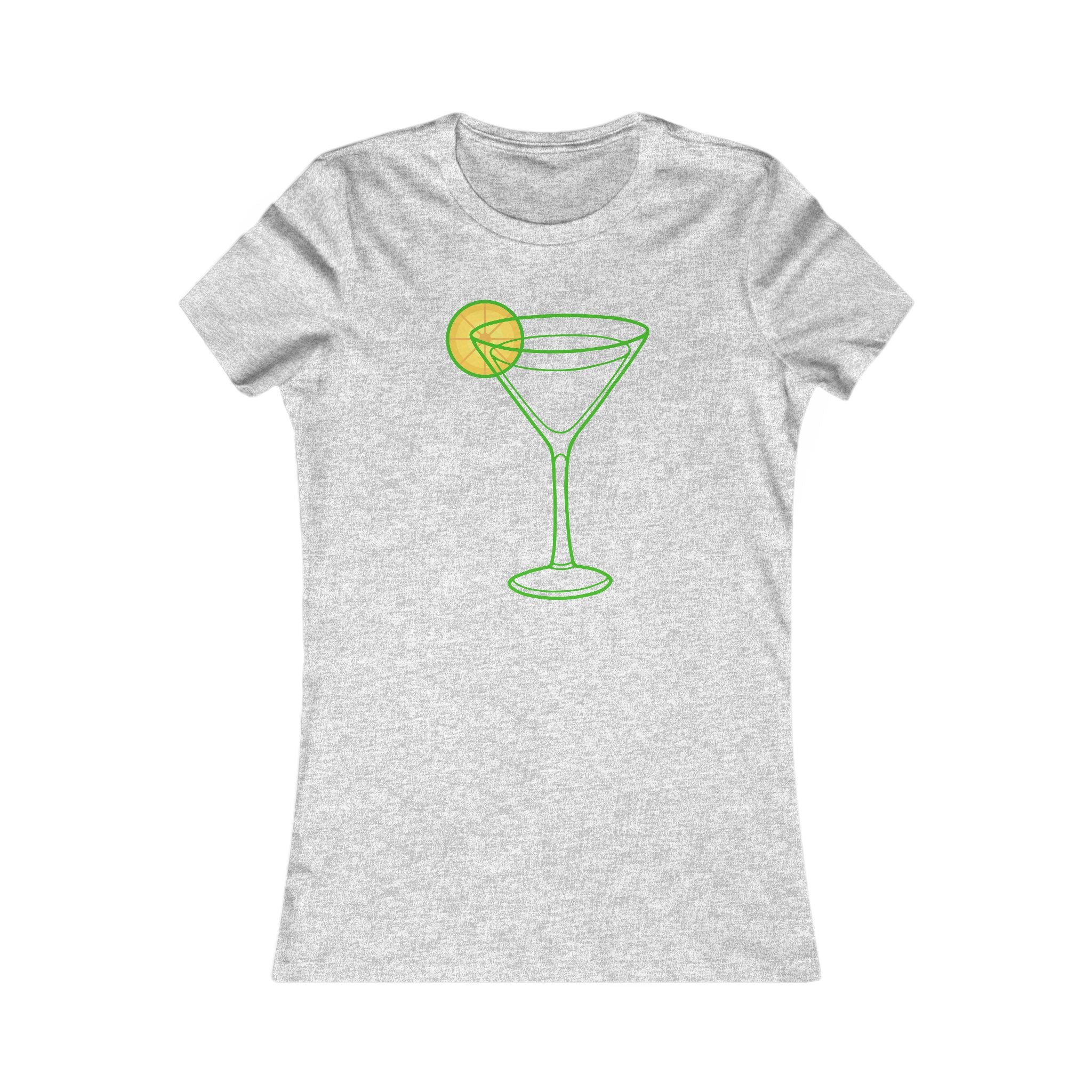 Martini Glass Tee — Women's Cocktail Graphic Shirt