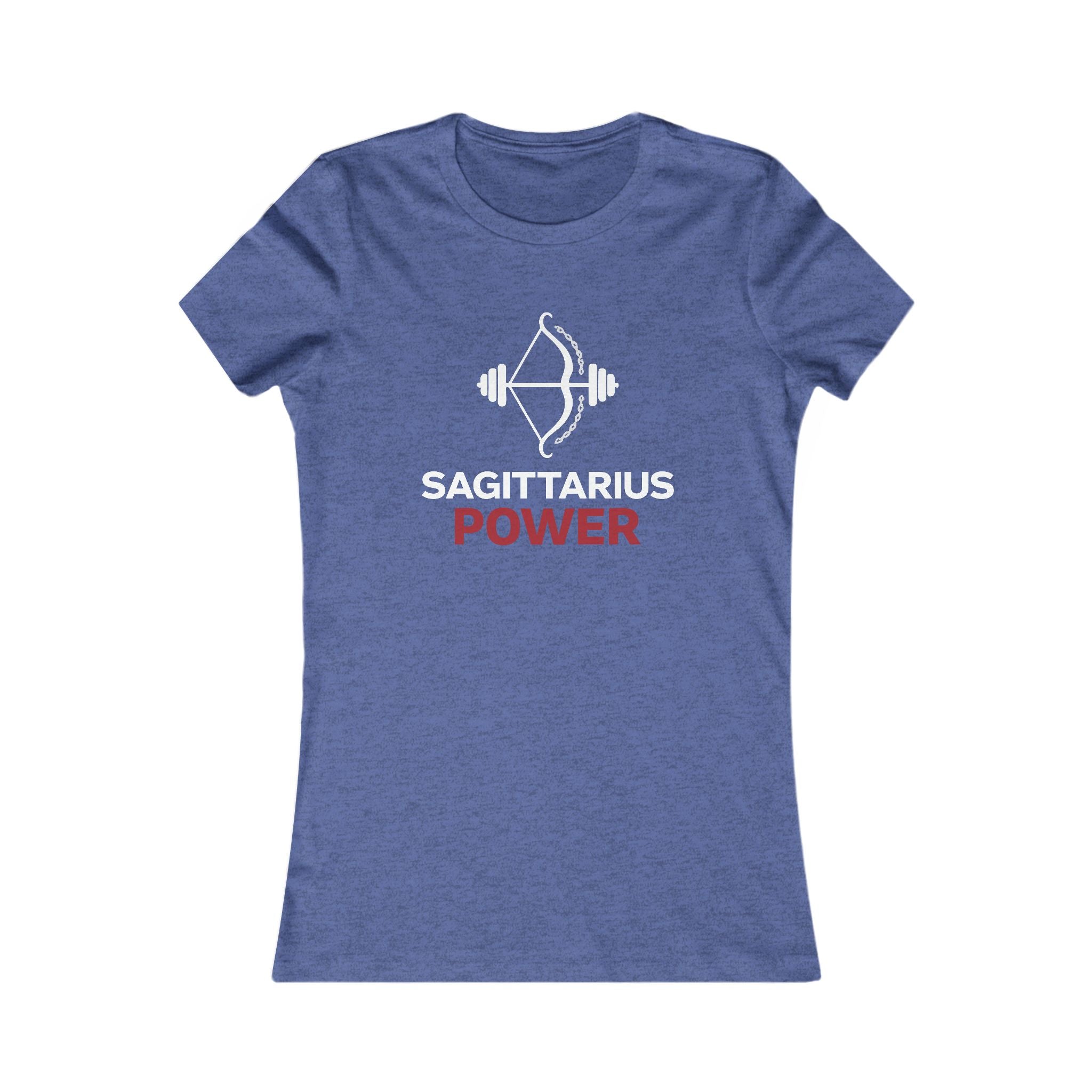 Sagittarius Power Women's Tee — Zodiac Archer Fitness Graphic Shirt
