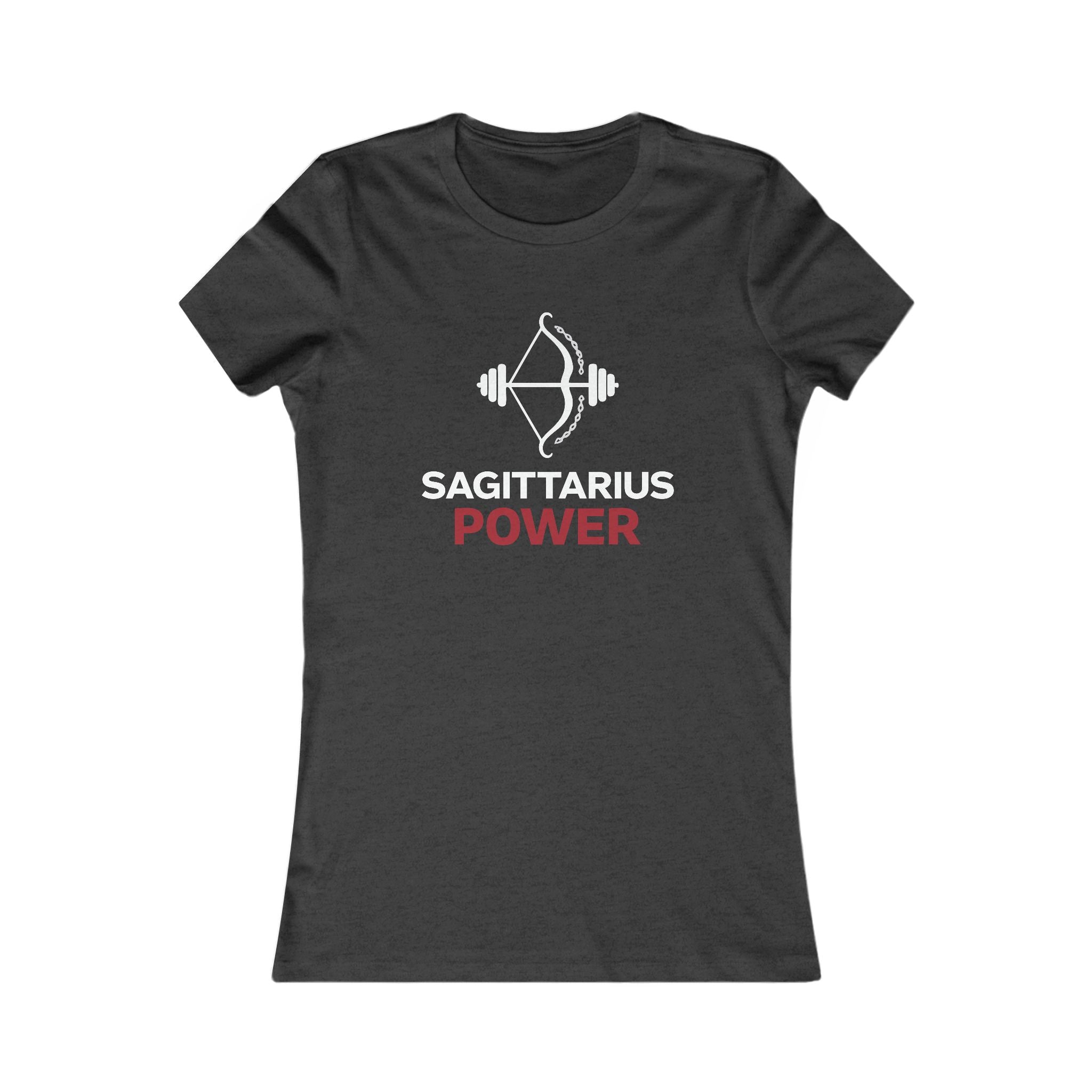 Sagittarius Power Women's Tee — Zodiac Archer Fitness Graphic Shirt