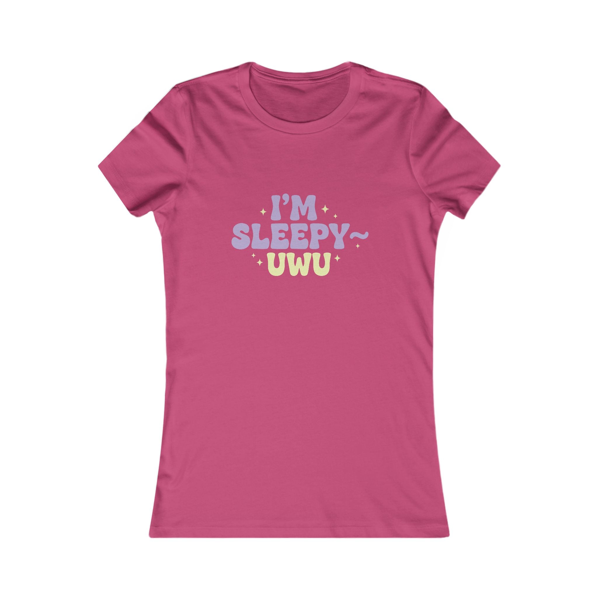 I'm Sleepy UwU Womens Tee — Cute Kawaii Graphic Shirt