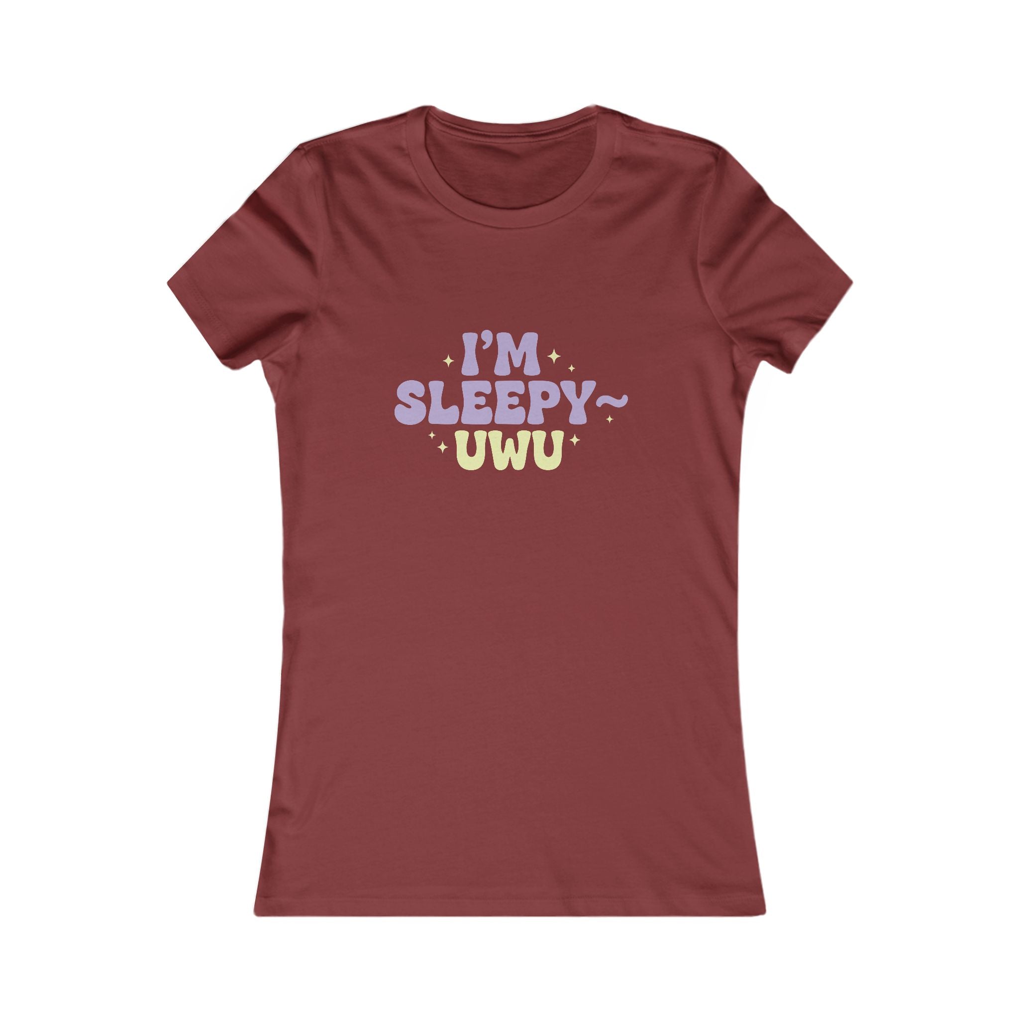 I'm Sleepy UwU Womens Tee — Cute Kawaii Graphic Shirt