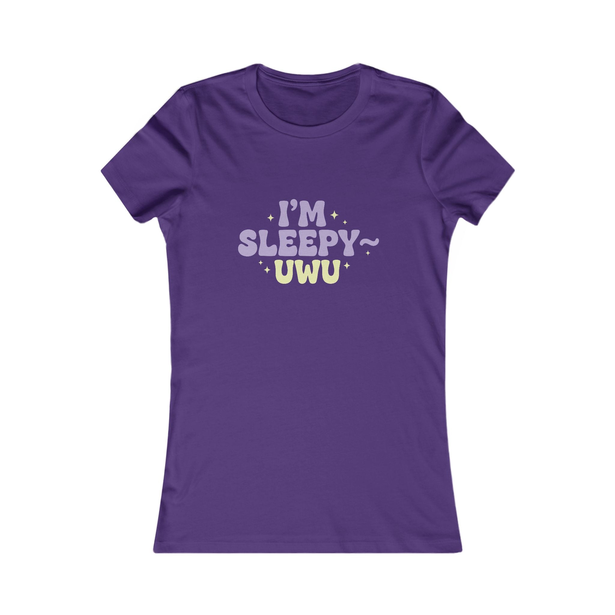 I'm Sleepy UwU Womens Tee — Cute Kawaii Graphic Shirt