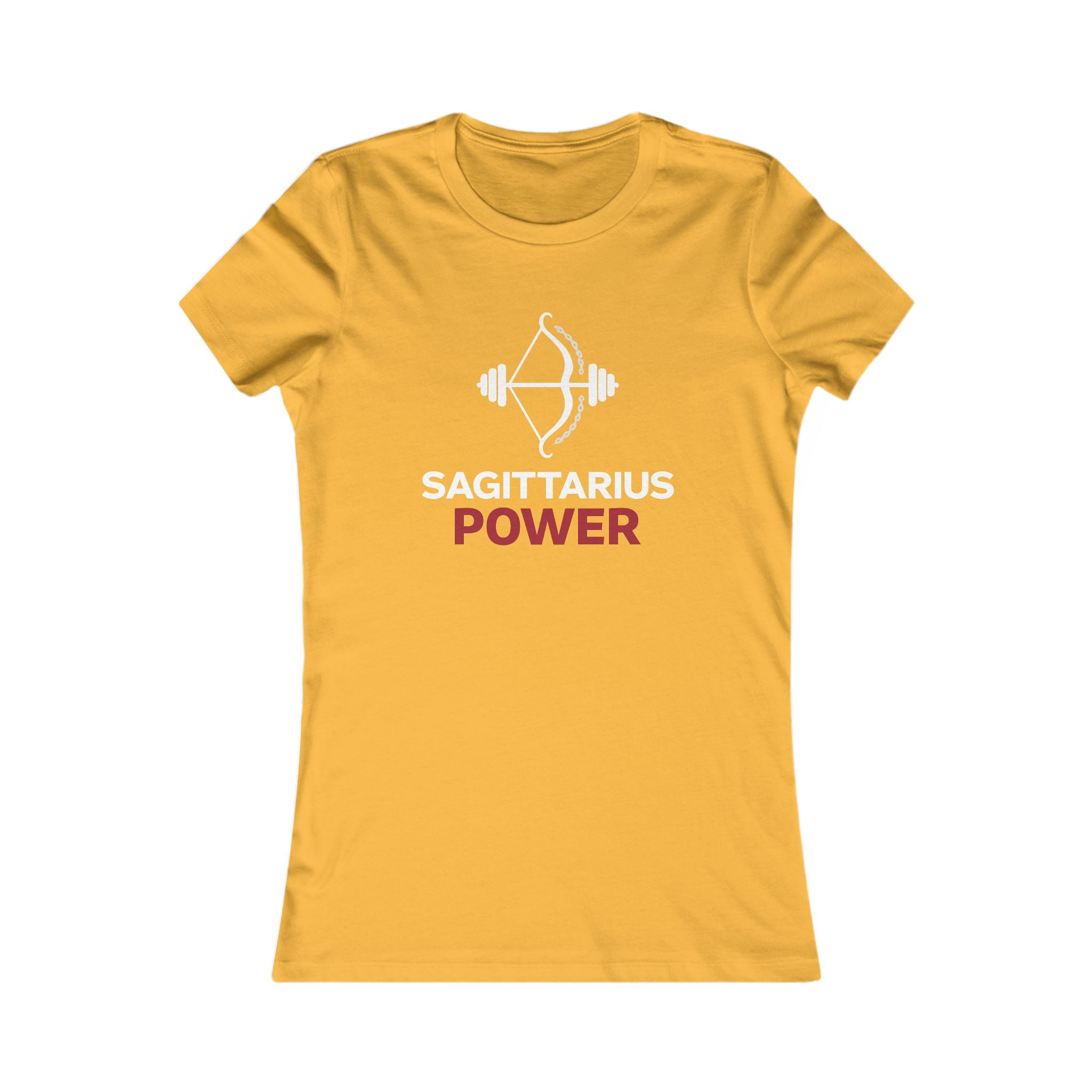 Sagittarius Power Women's Tee — Zodiac Archer Fitness Graphic Shirt