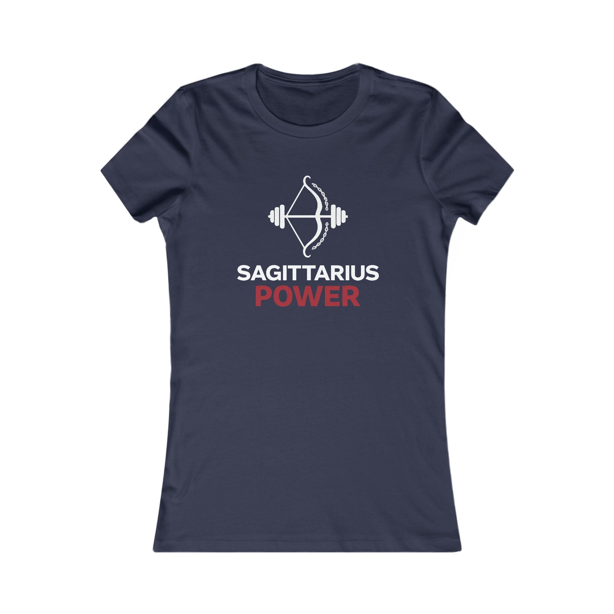Sagittarius Power Women's Tee — Zodiac Archer Fitness Graphic Shirt