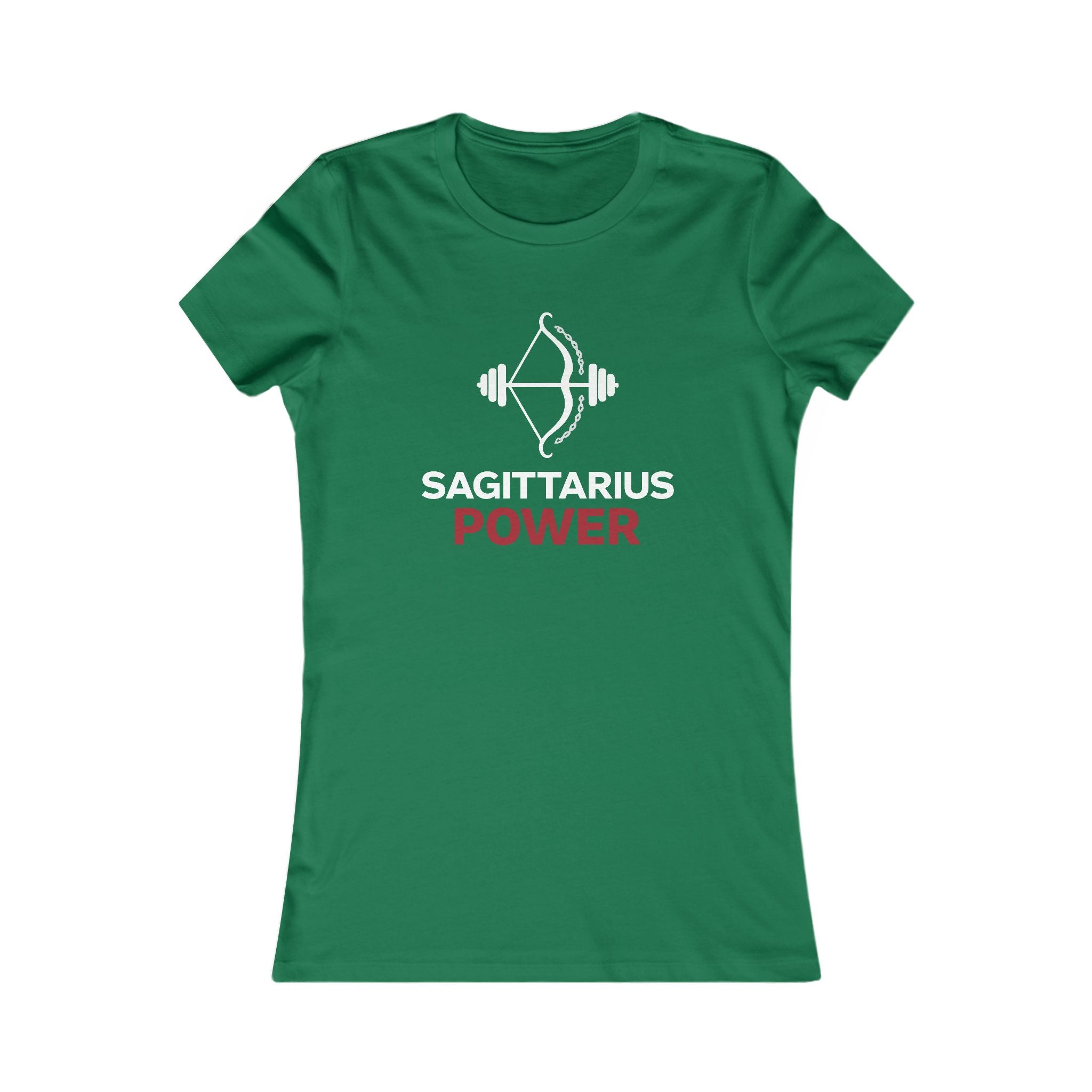 Sagittarius Power Women's Tee — Zodiac Archer Fitness Graphic Shirt