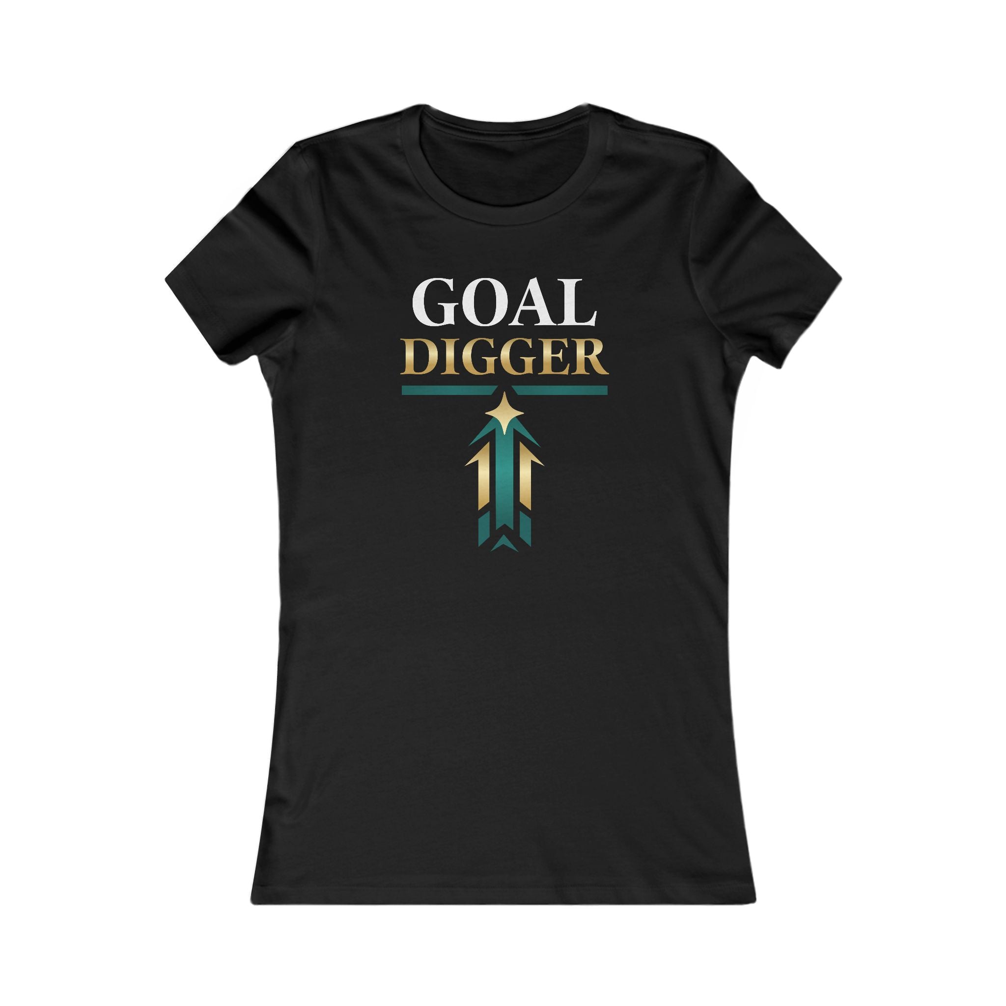 Goal Digger Women's Tee — Motivational Arrow Graphic Shirt