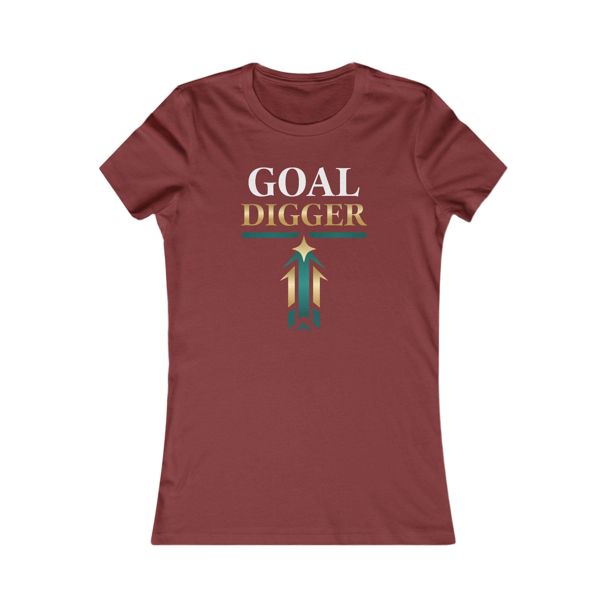 Goal Digger Women's Tee — Motivational Arrow Graphic Shirt