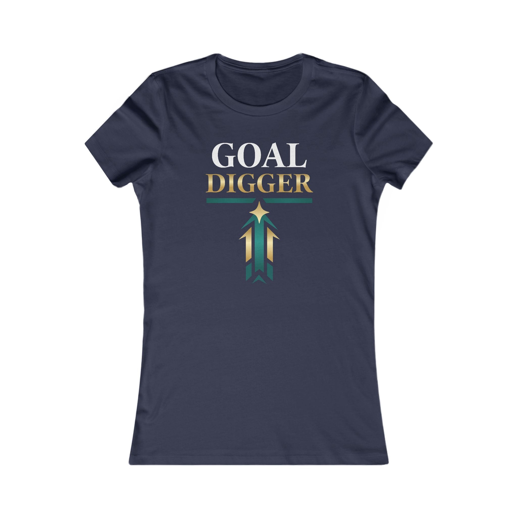Goal Digger Women's Tee — Motivational Arrow Graphic Shirt
