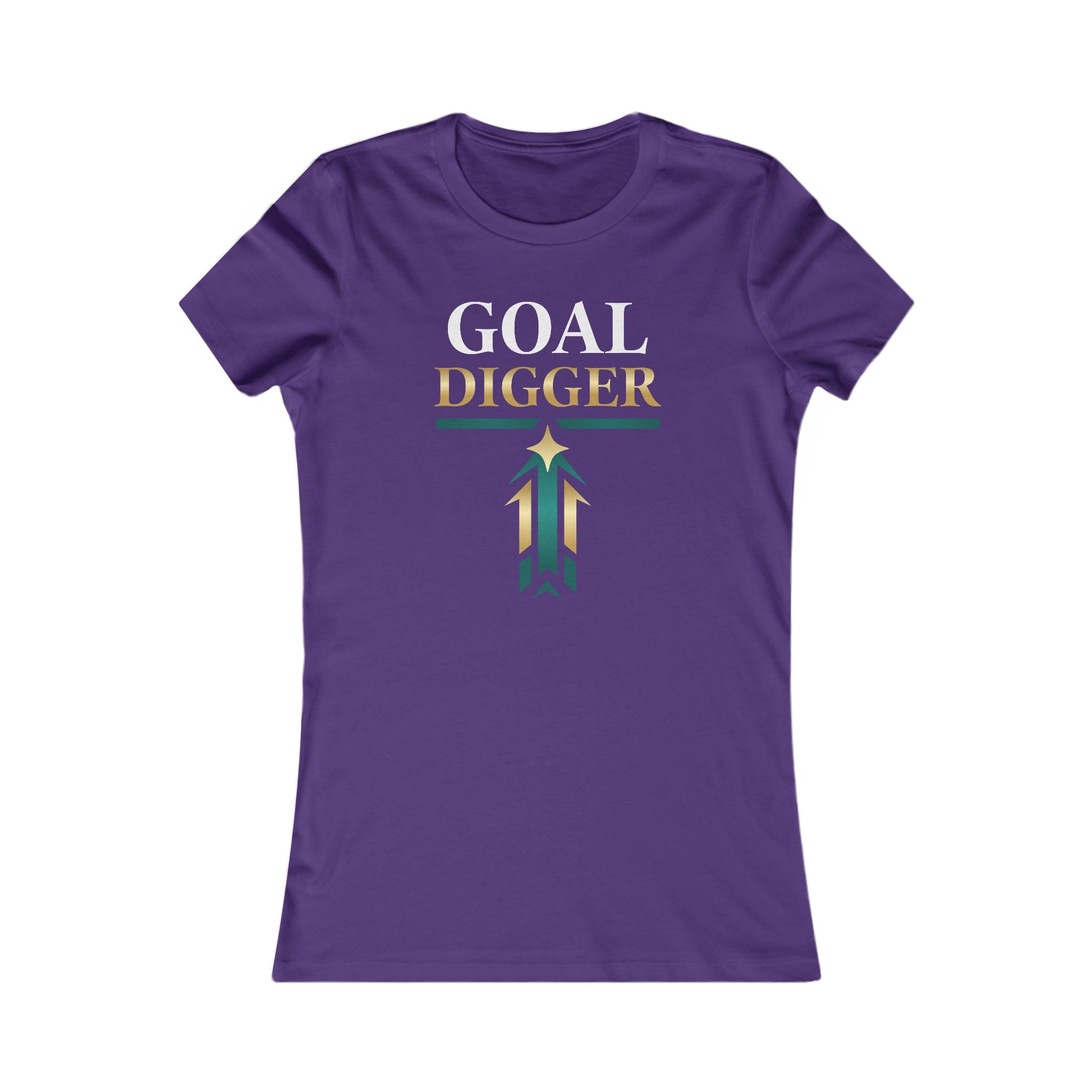 Goal Digger Women's Tee — Motivational Arrow Graphic Shirt