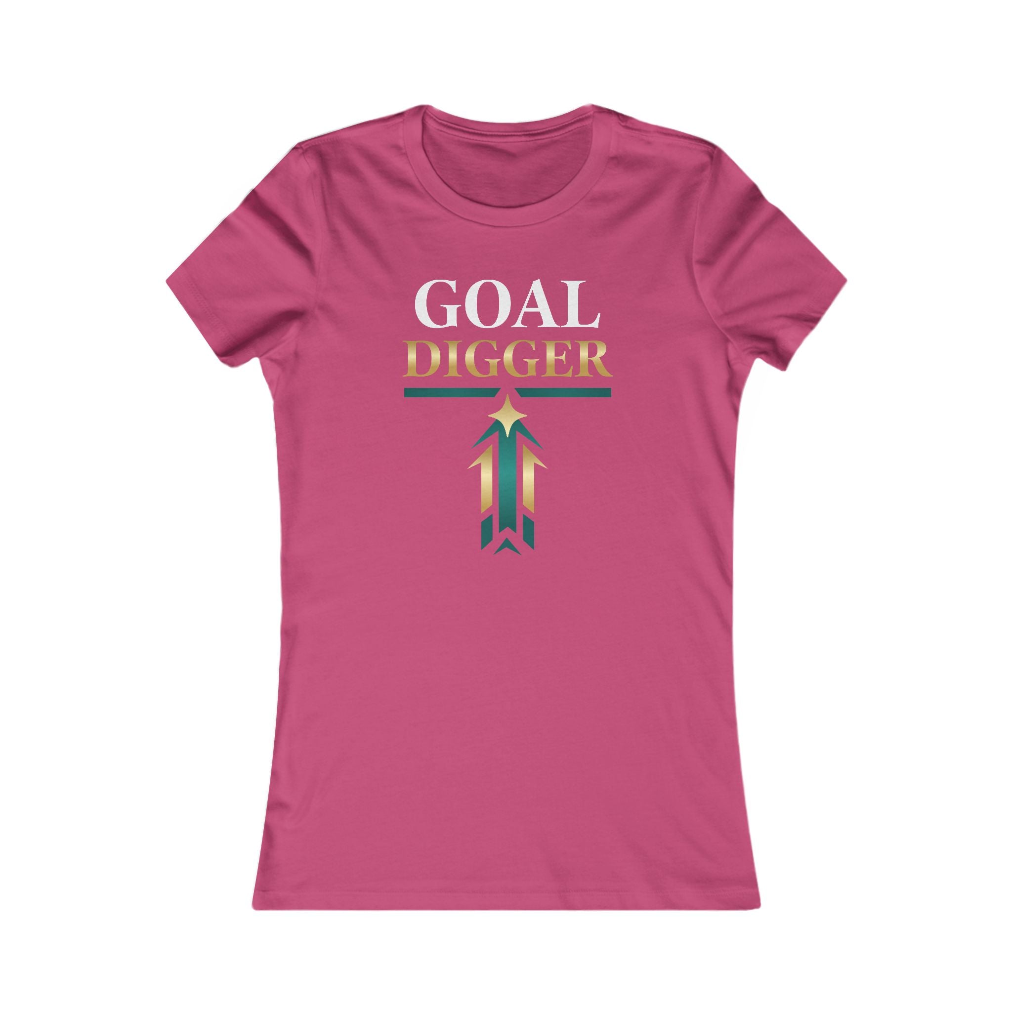 Goal Digger Women's Tee — Motivational Arrow Graphic Shirt
